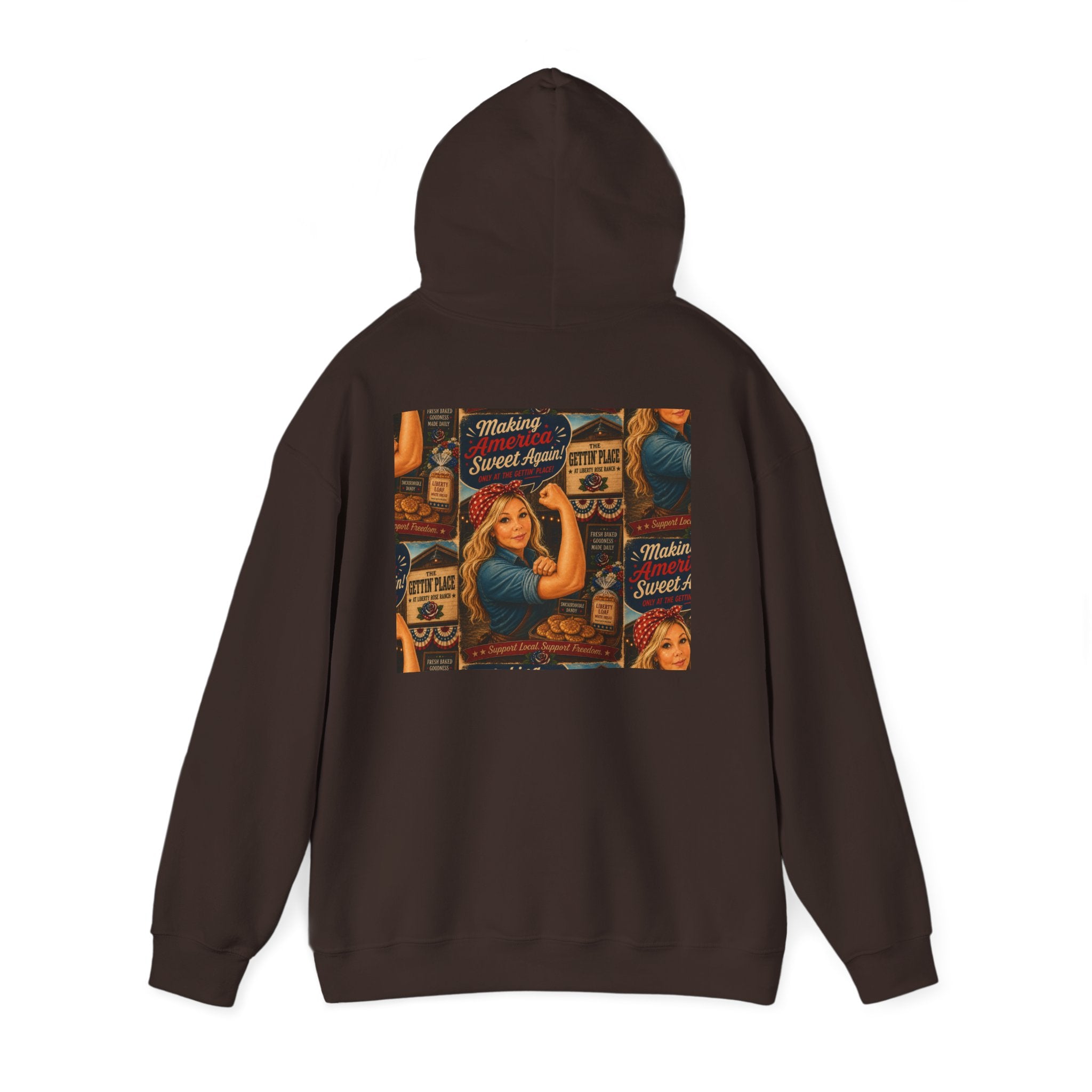 Making America Sweet Again, Rosie the Riveter Inspired Hoodie