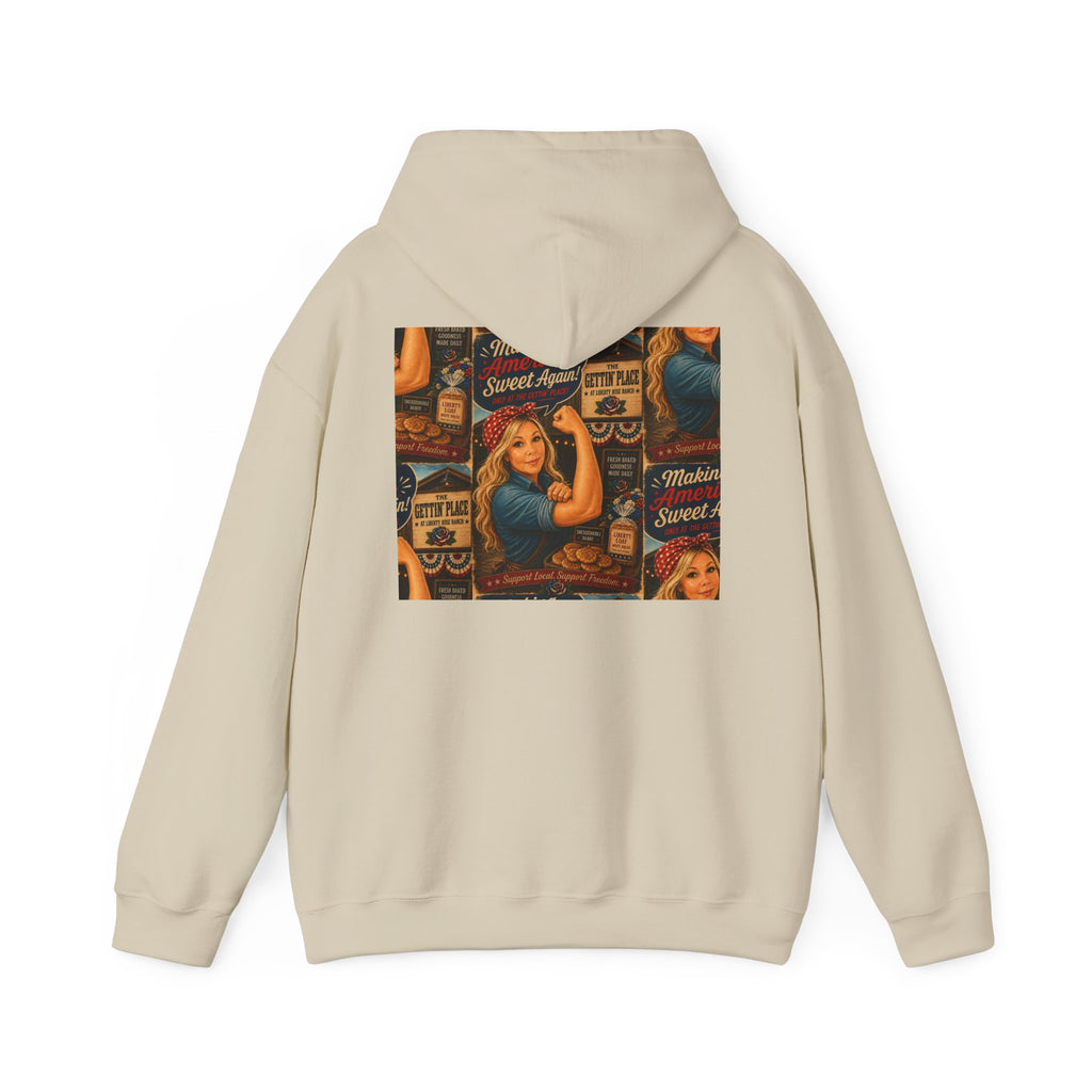 Making America Sweet Again, Rosie the Riveter Inspired Hoodie