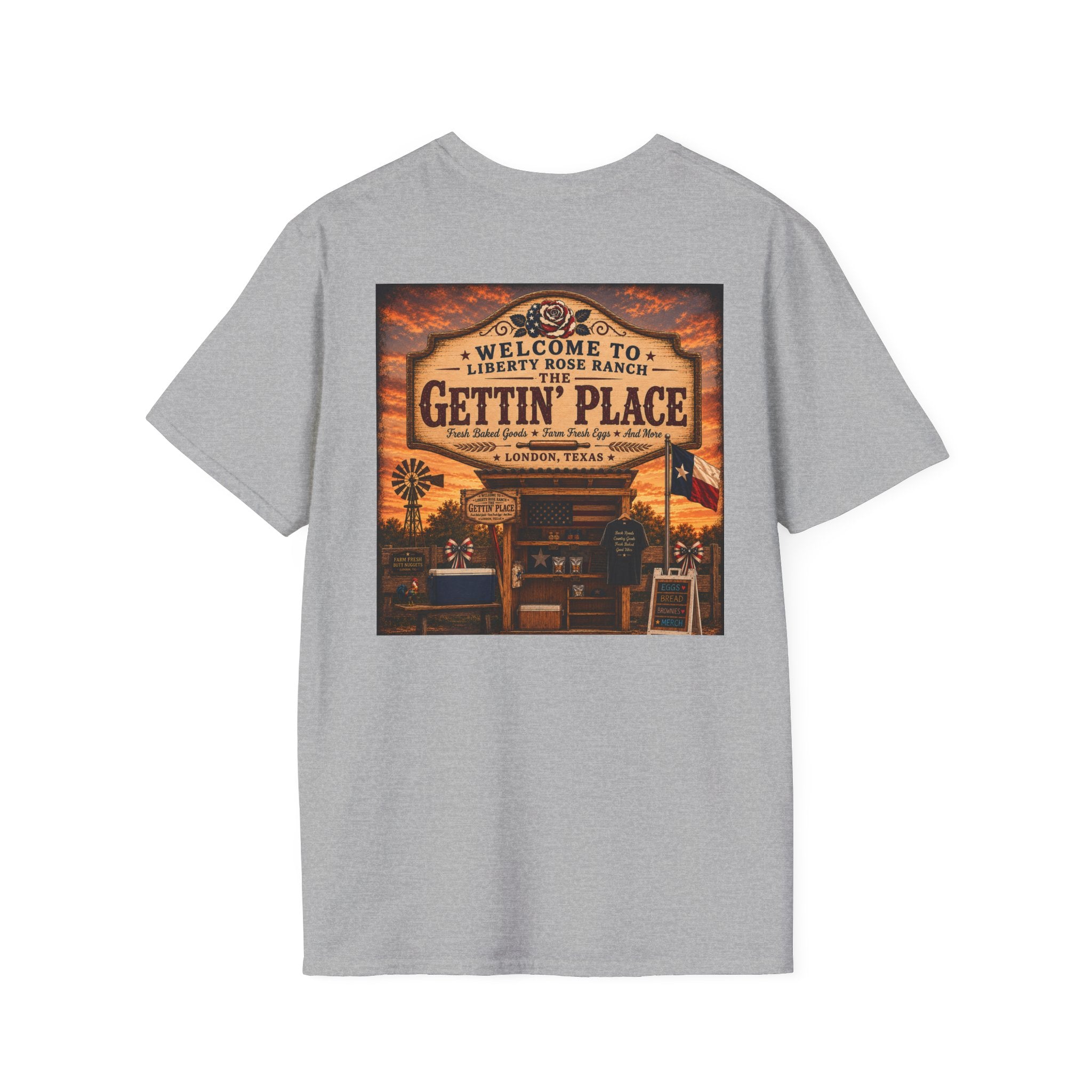 Gettin' Place Ranch T-Shirt – Welcome to Liberty Rose Retro Western Tee