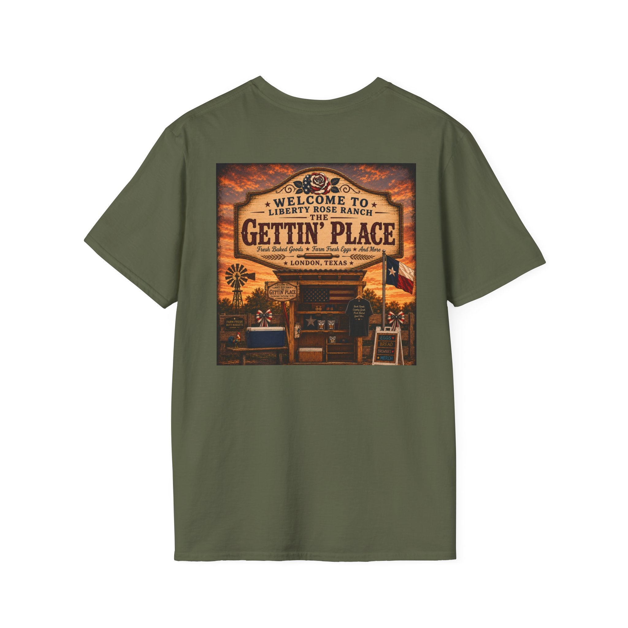 Gettin' Place Ranch T-Shirt – Welcome to Liberty Rose Retro Western Tee
