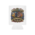 Texas Liberty Rose Can Cooler — 'The Liberty Rose Only Blooms in Texas' Patriotic Drink Holder