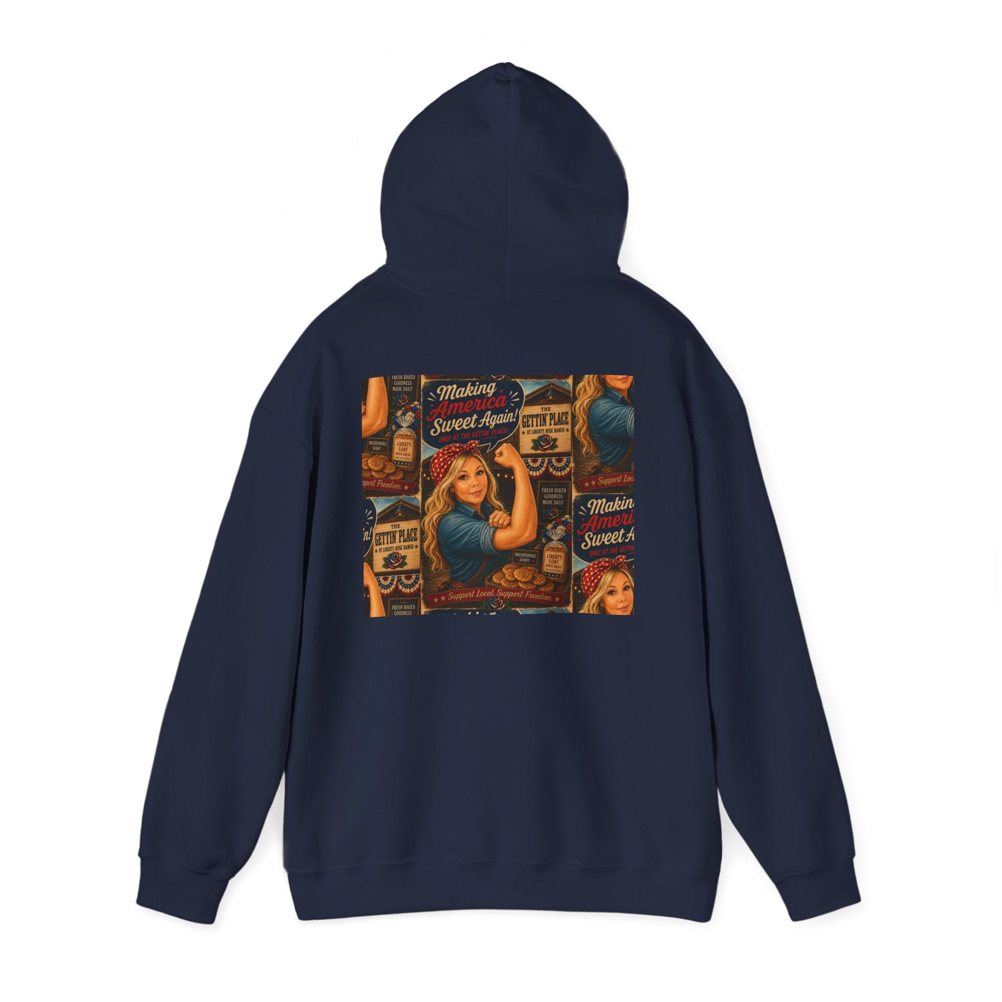 Making America Sweet Again, Rosie the Riveter Inspired Hoodie
