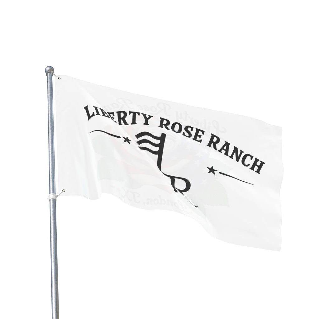 Liberty Rose Ranch Double-Sided Flag — Liberty Rose Rose Ranch Banner (London, TX)