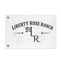 Liberty Rose Ranch Double-Sided Flag — Liberty Rose Rose Ranch Banner (London, TX)