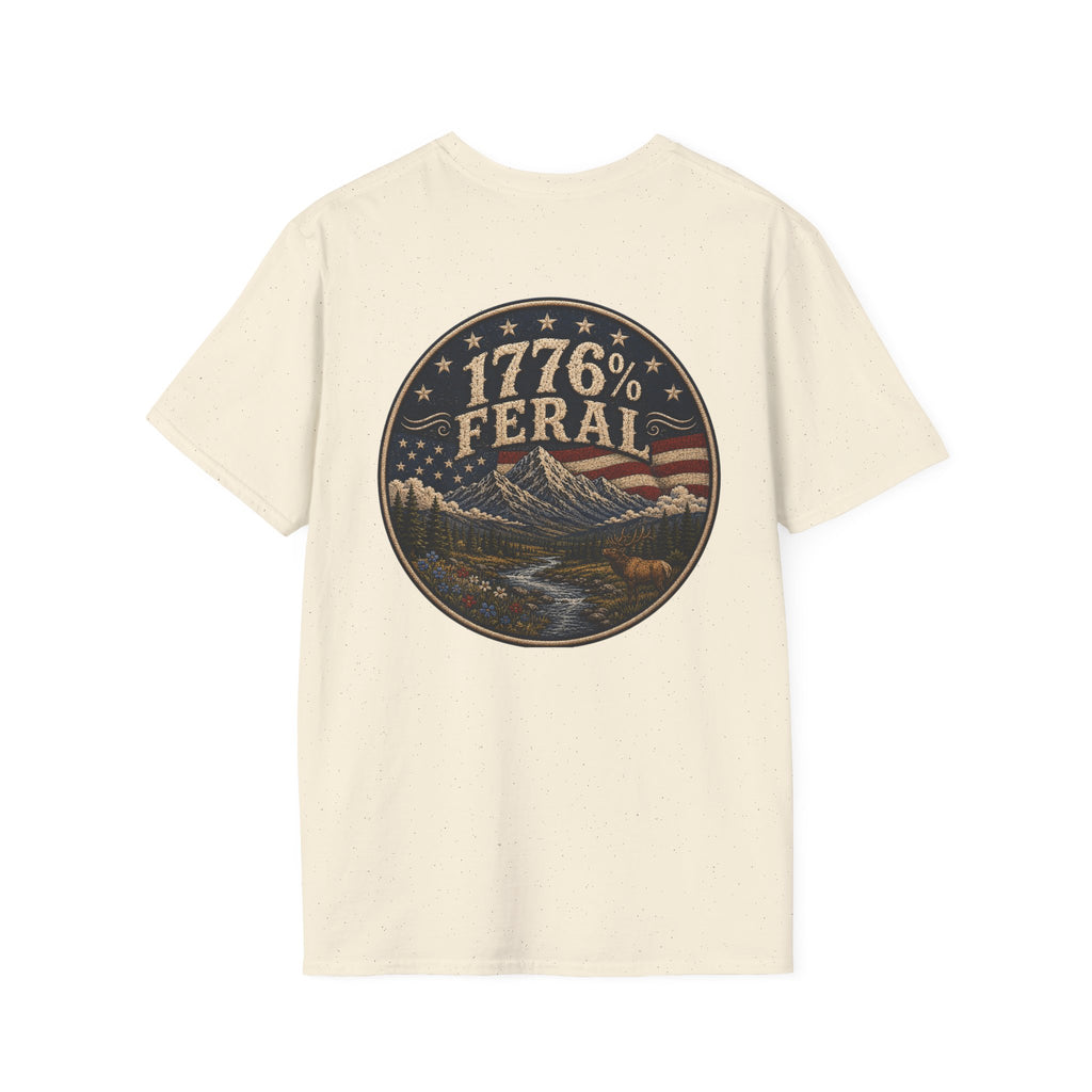 America the Beautiful Scene T-Shirt — 1776% Feral Collection