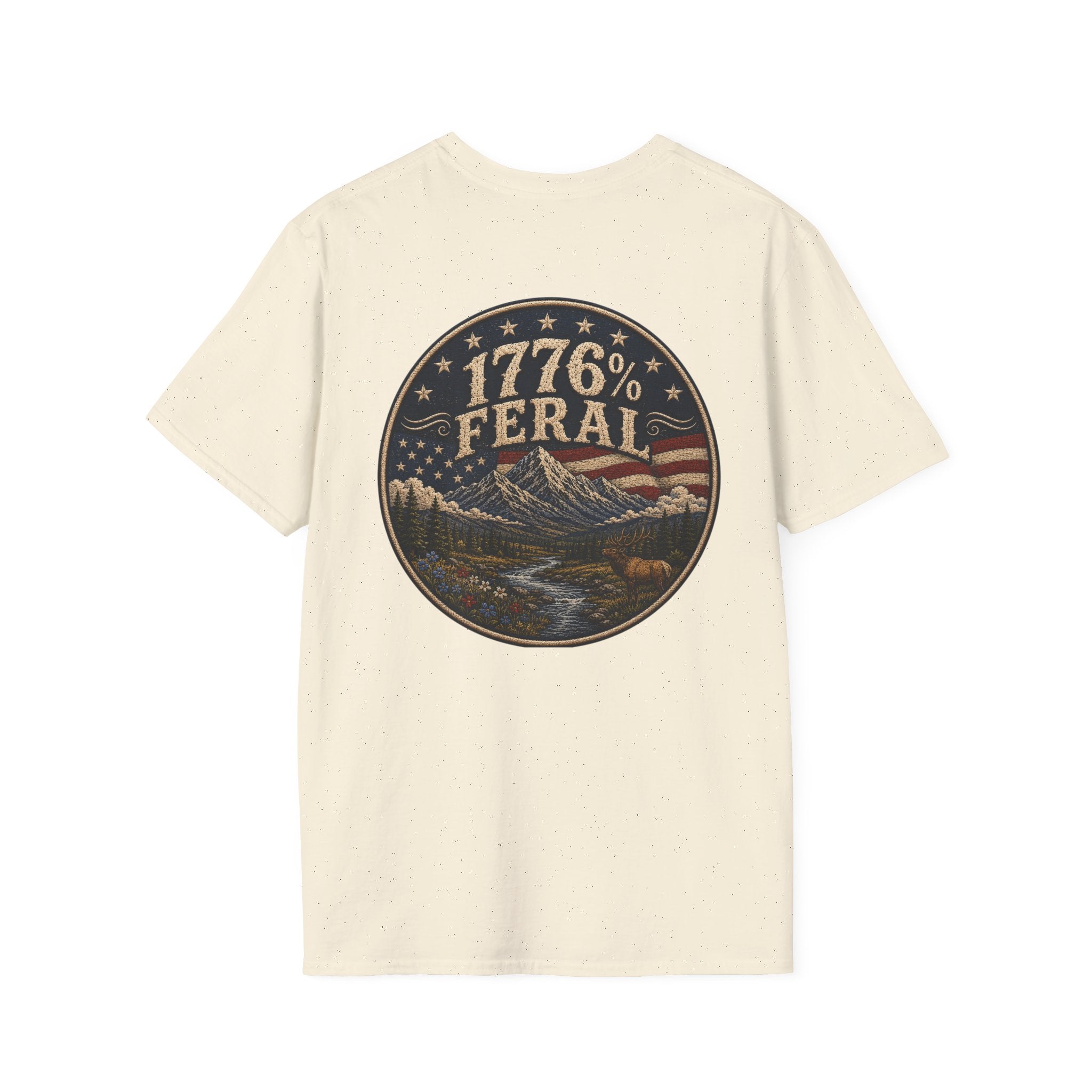 America the Beautiful Scene T-Shirt — 1776% Feral Collection