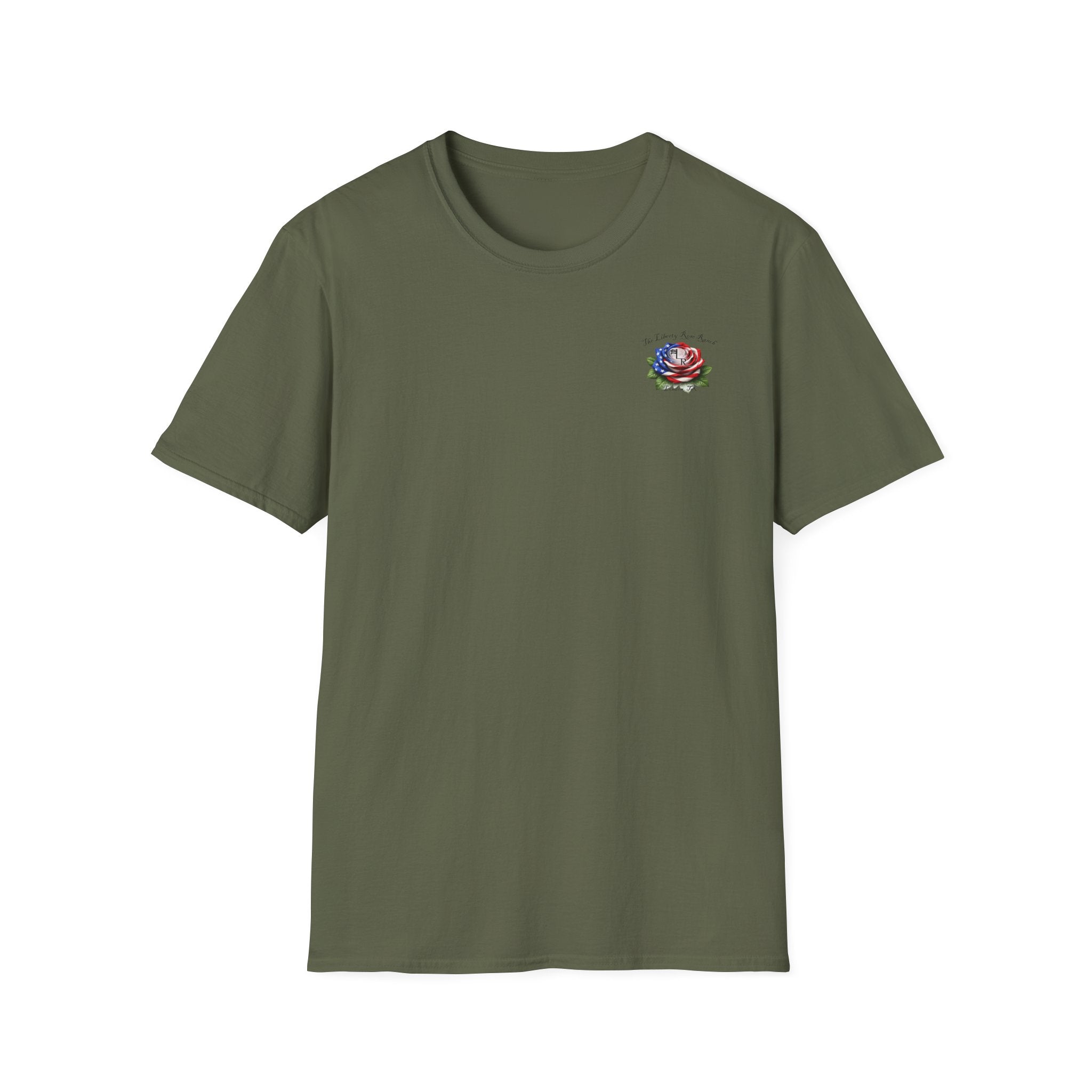 Texas Back Roads T-Shirt — "God Bless Texas Backroads" Vintage Sunset Graphic. Liberty Rose Ranch