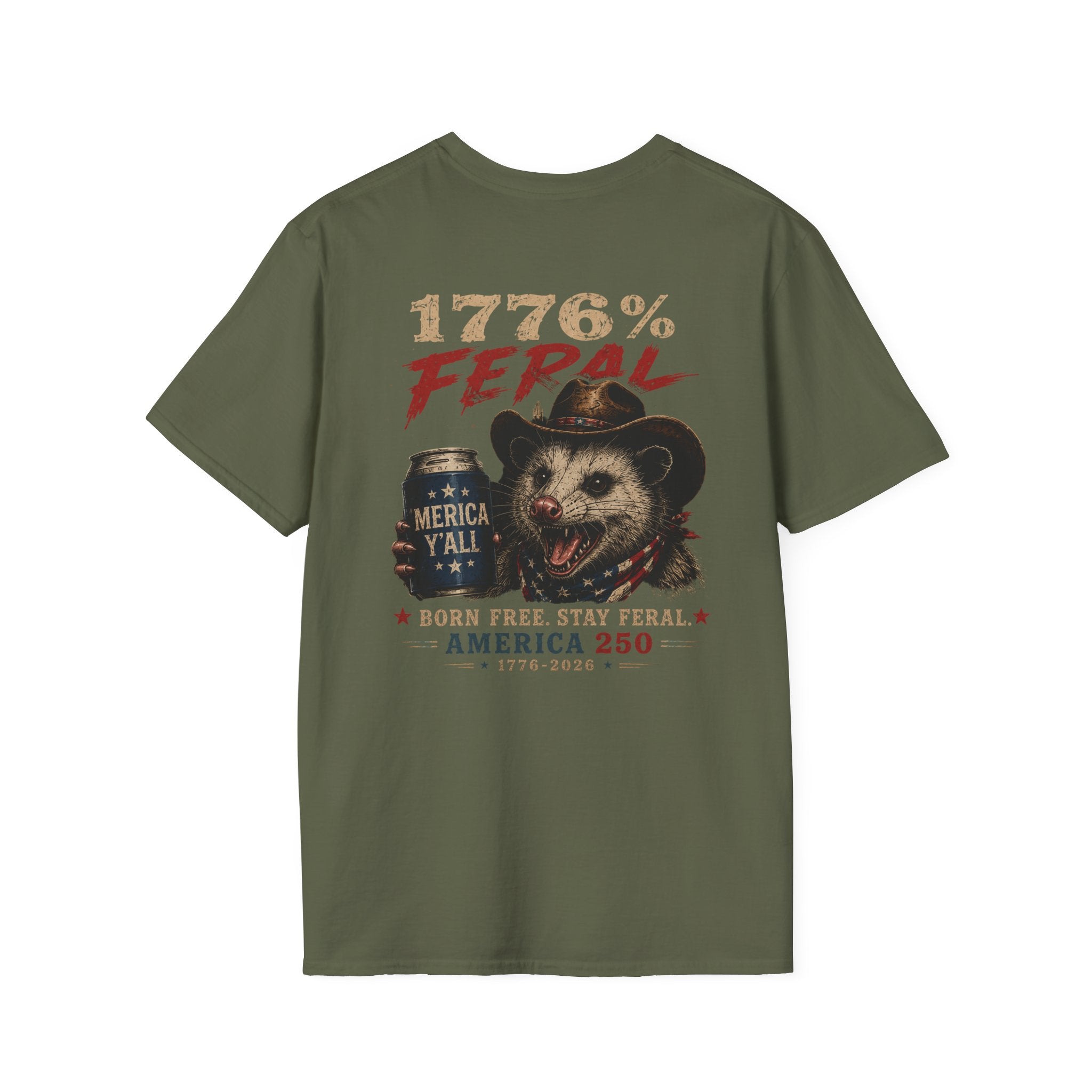 1776% Ferel-Possum 'Our Other CAT' T-Shirt