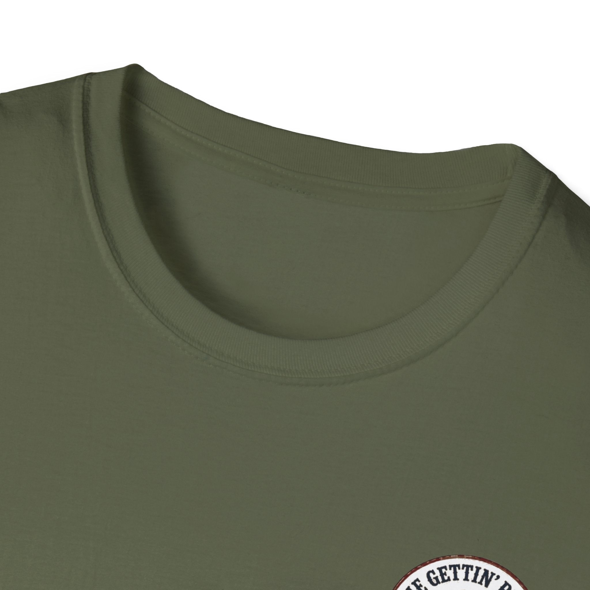 T-Shirt — Savage Baker Patriotic Retro Logo Tee (front chest patch & back graphic)