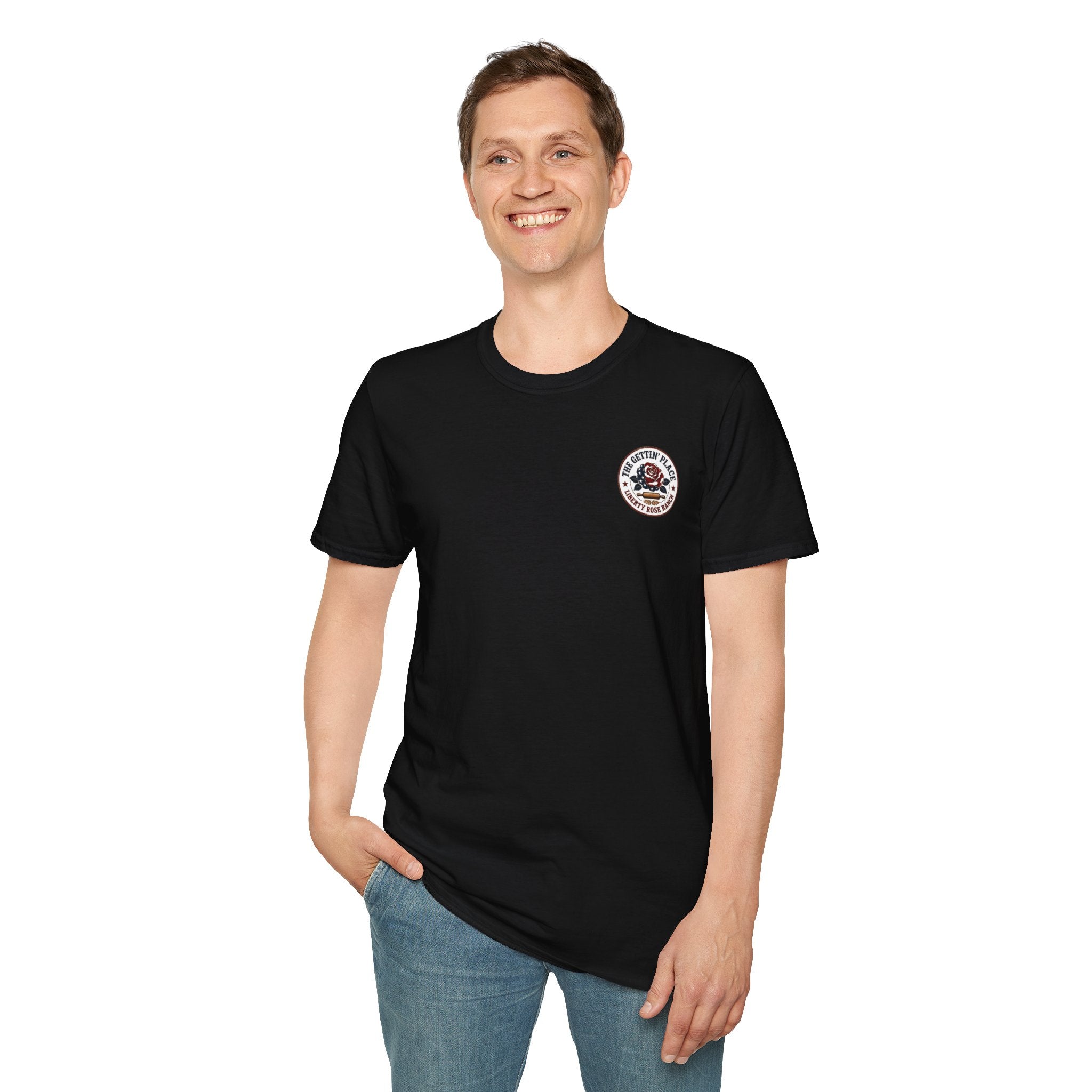 1776 Cast Iron T-Shirt – Vintage American Flag Grill/Fishing Cooking Tee