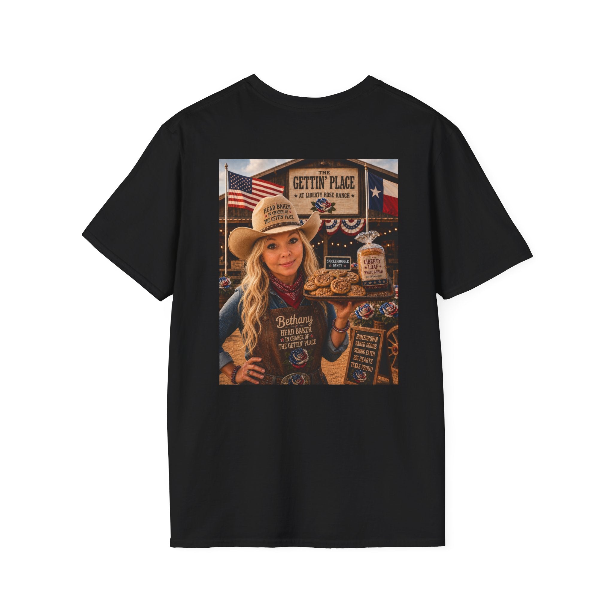 Head Baker of the Gettin’ Place Bakery Vintage Country Photo T-Shirt