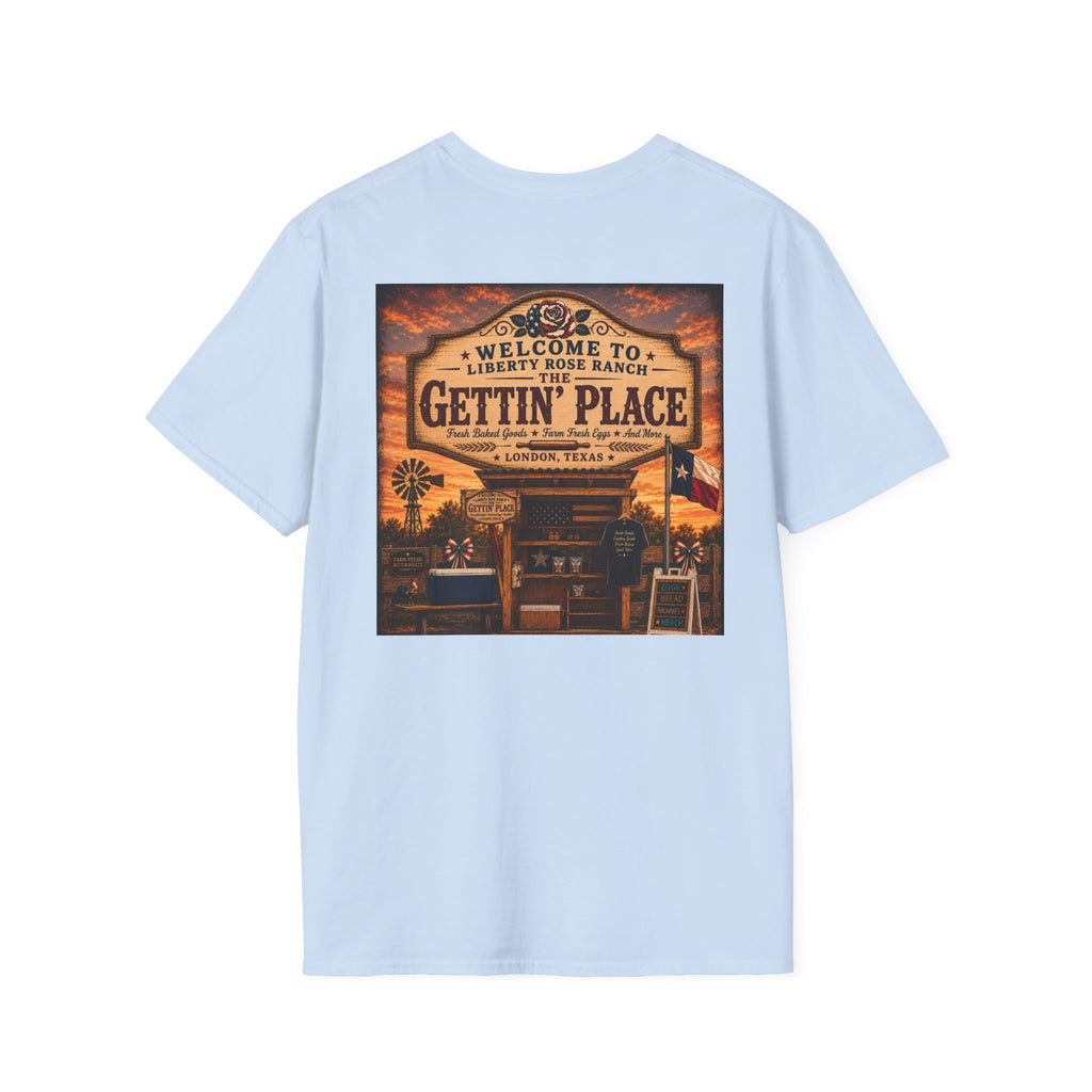 Gettin' Place Ranch T-Shirt – Welcome to Liberty Rose Retro Western Tee
