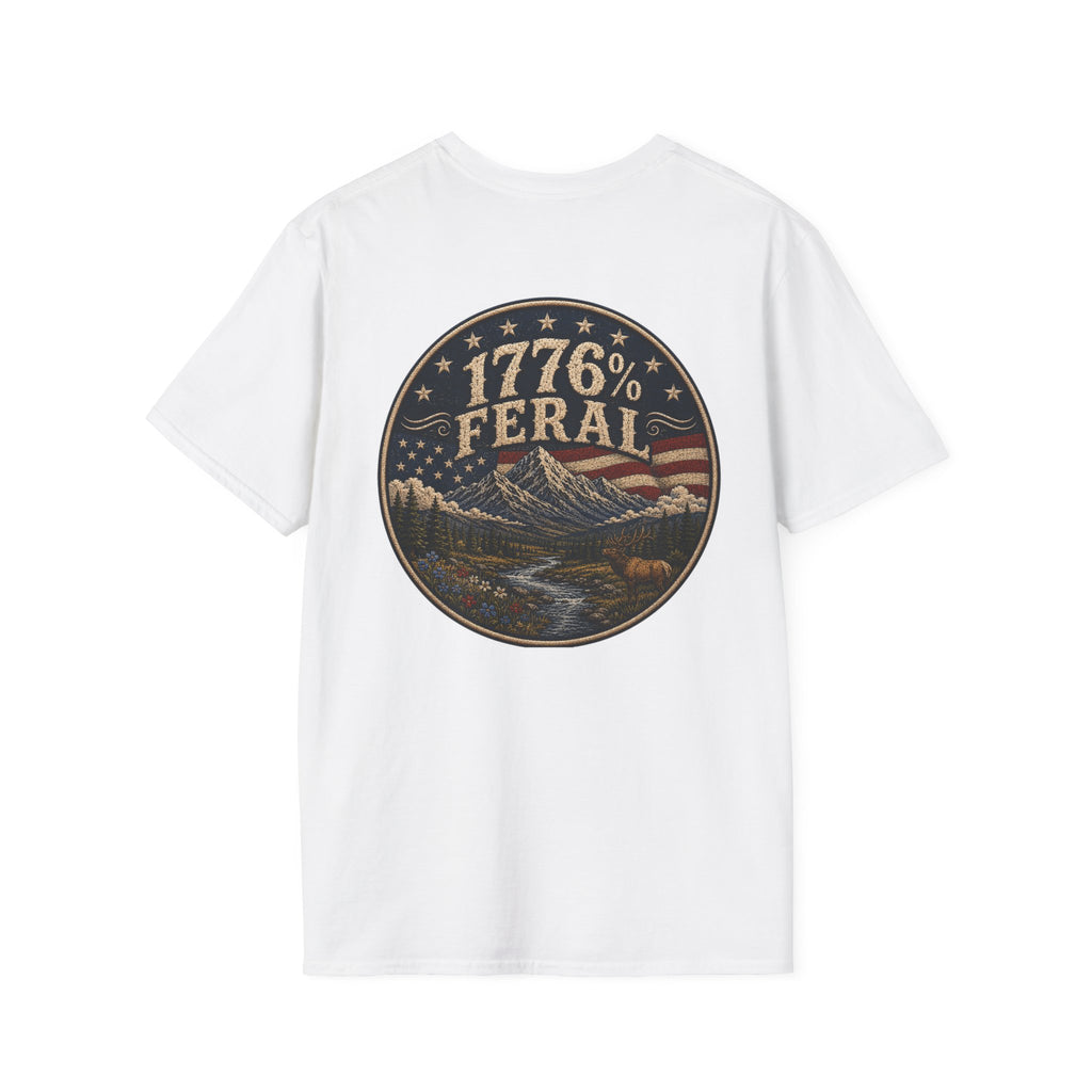 America the Beautiful Scene T-Shirt — 1776% Feral Collection