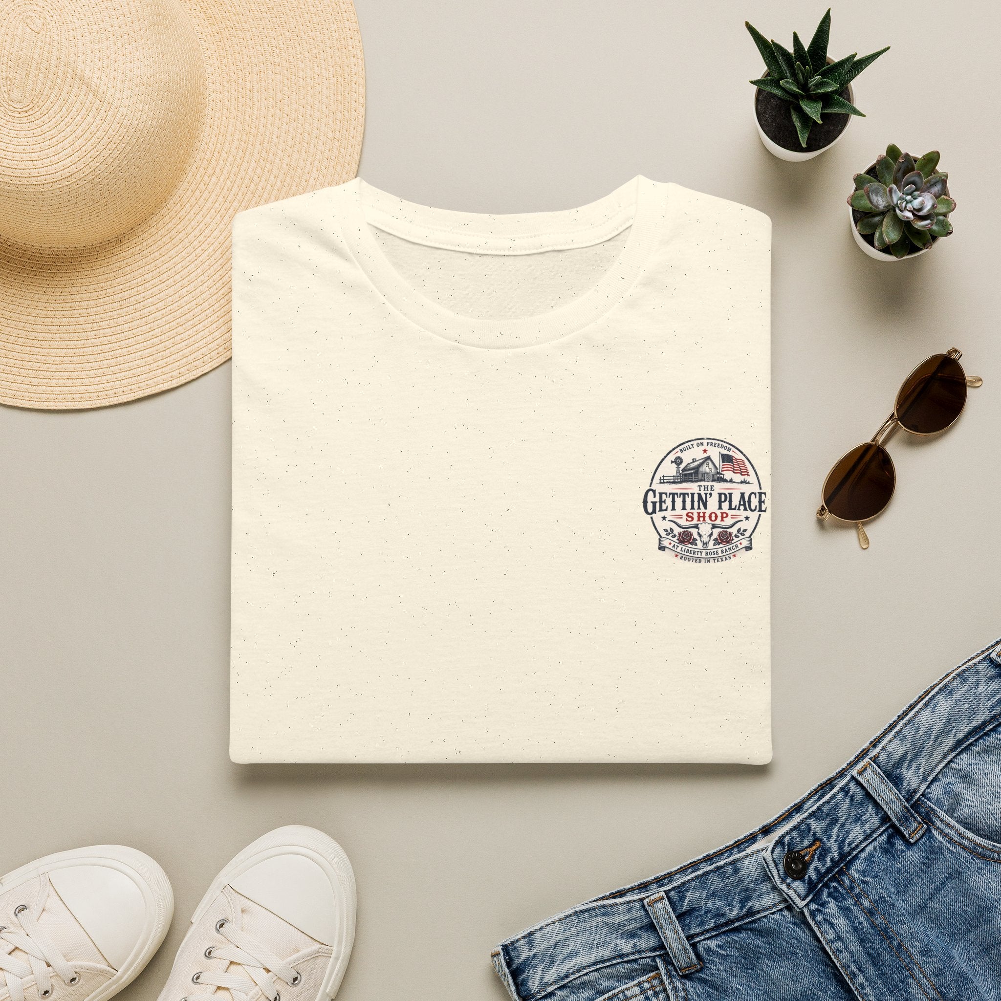 America the Beautiful Scene T-Shirt — 1776% Feral Collection