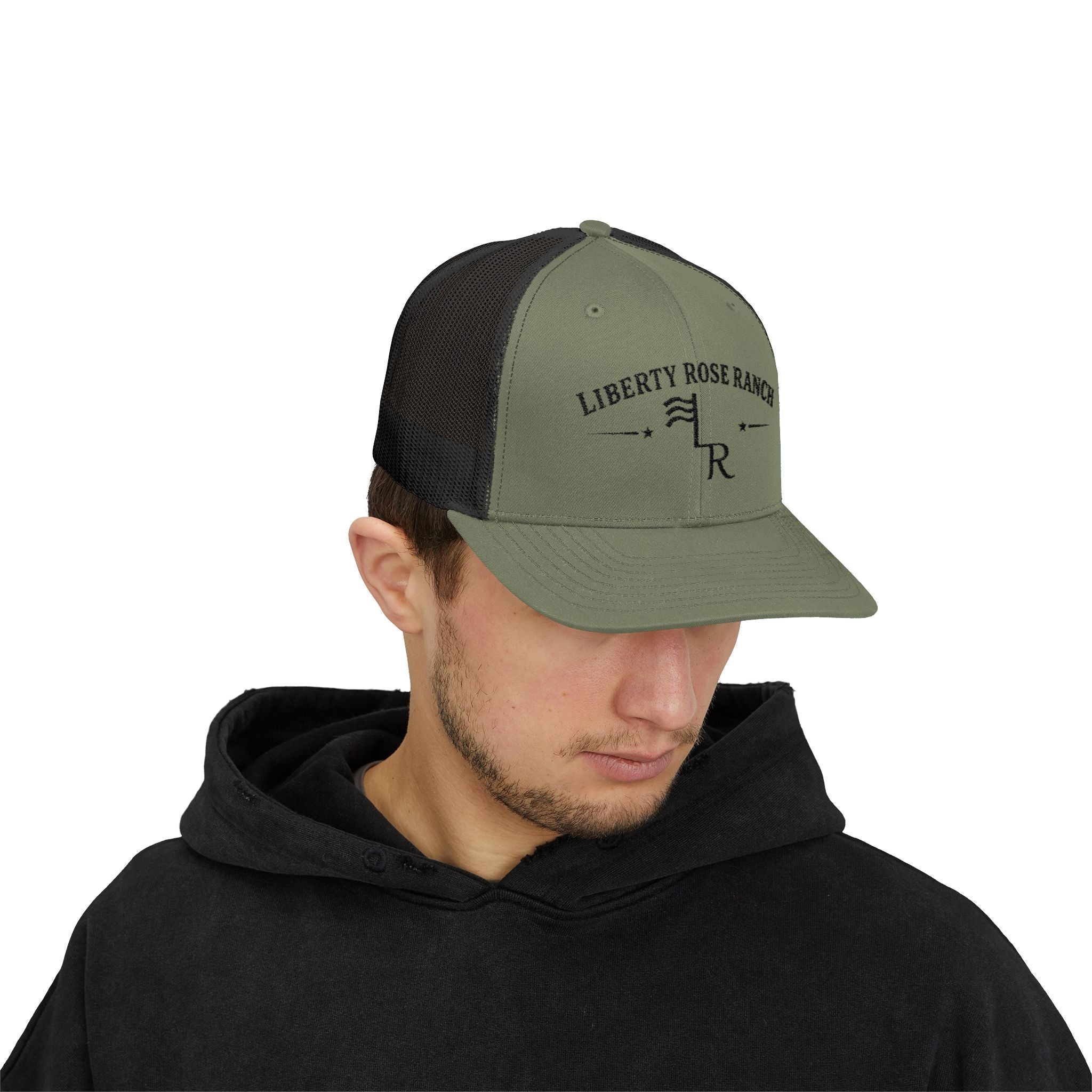 Liberty Rose Ranch Snapback Trucker Cap