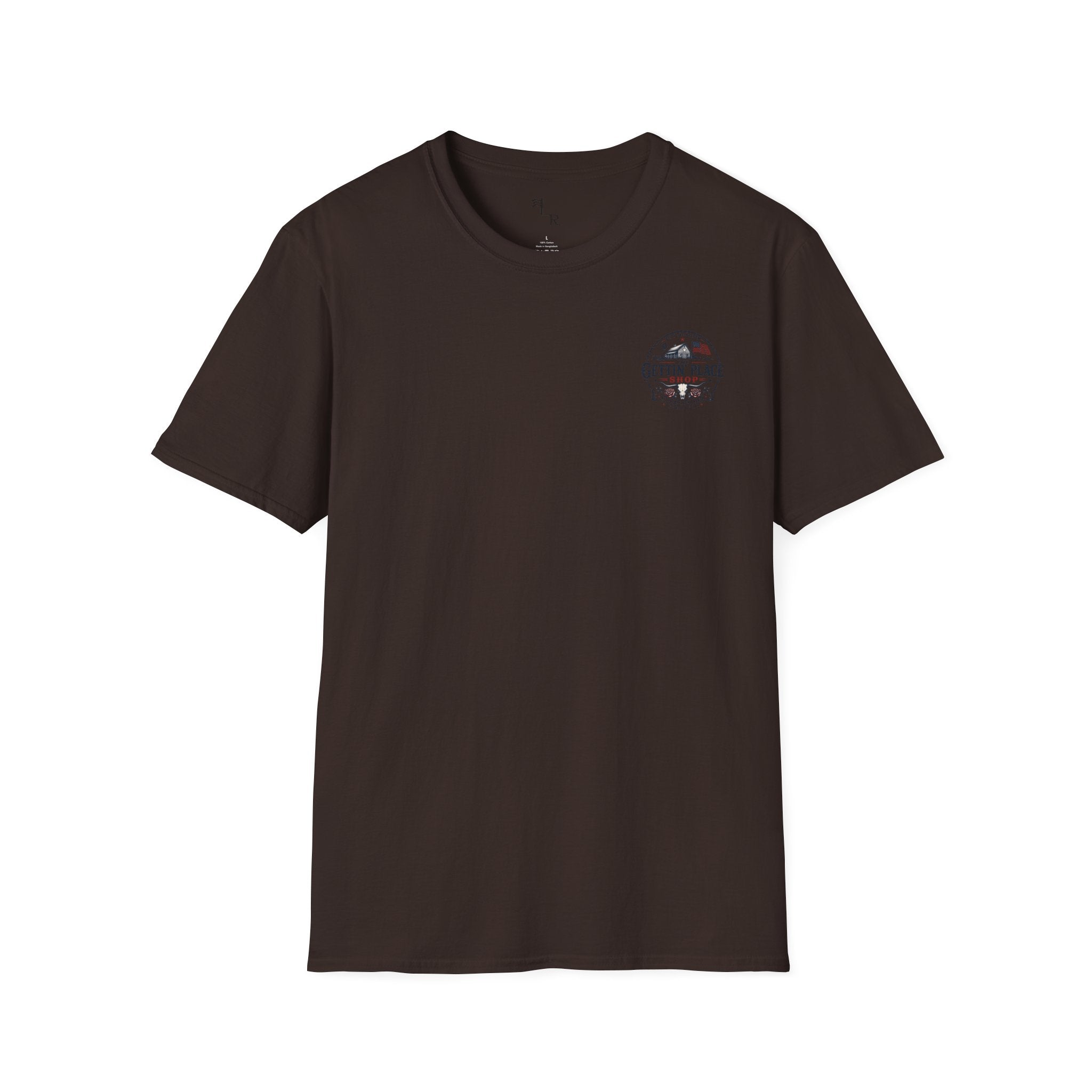 Gettin' Place T-Shirt — Merica Made Me Do It- Liberty Rose Roses