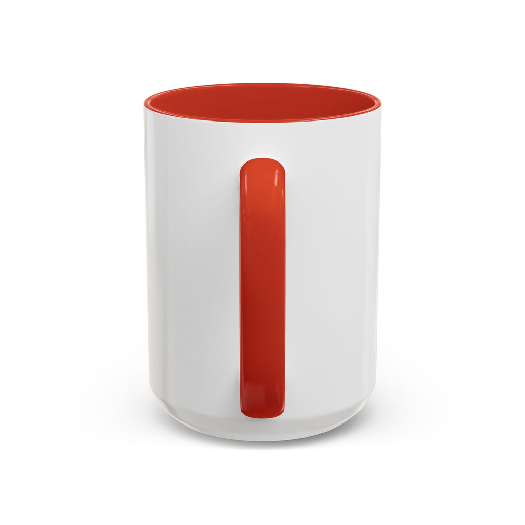 Red White and Feral Raccoon Coffee Mug