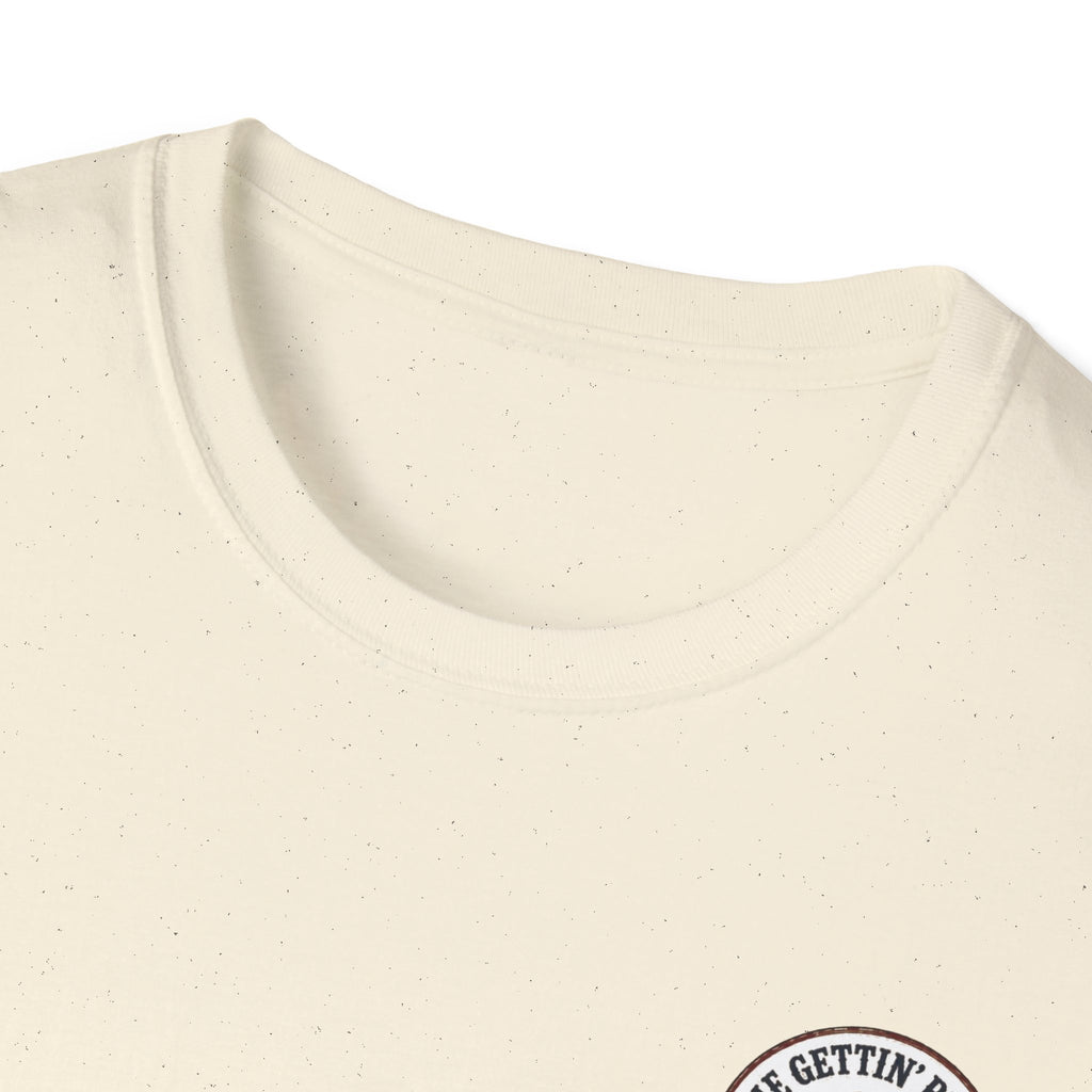T-Shirt — Savage Baker Patriotic Retro Logo Tee (front chest patch & back graphic)
