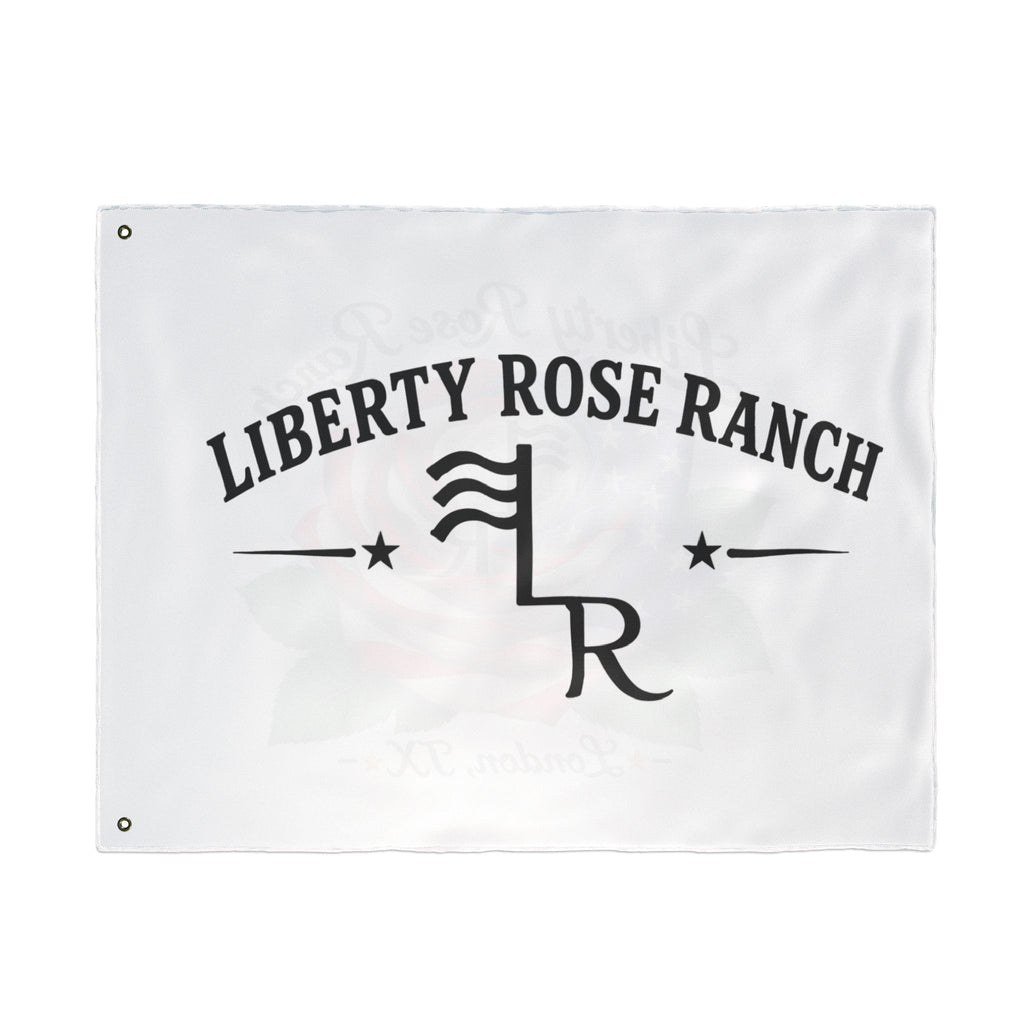 Liberty Rose Ranch Double-Sided Flag — Liberty Rose Rose Ranch Banner (London, TX)