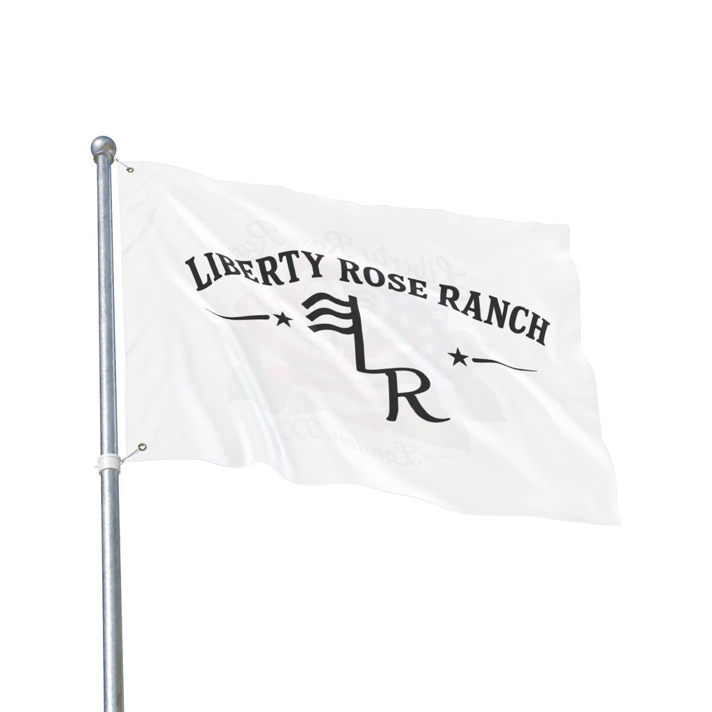 Liberty Rose Ranch Double-Sided Flag — Liberty Rose Rose Ranch Banner (London, TX)