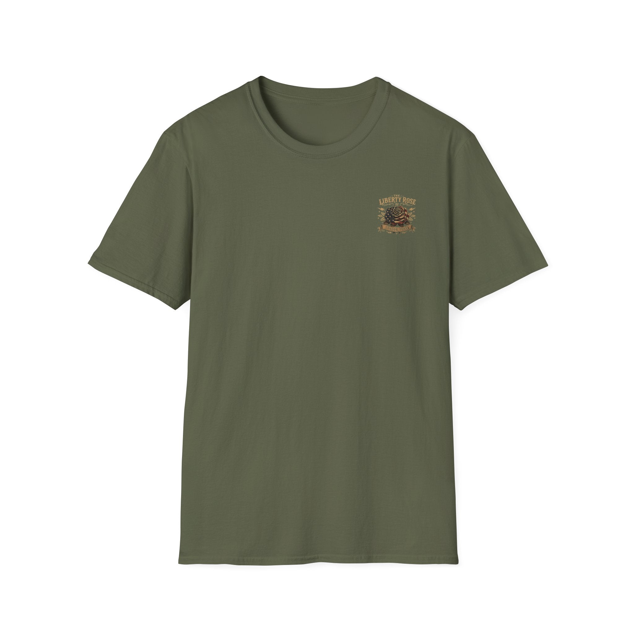 T-Shirt — Liberty Rose Ranch, Pledge of Allegiance Vintage Logo Tee