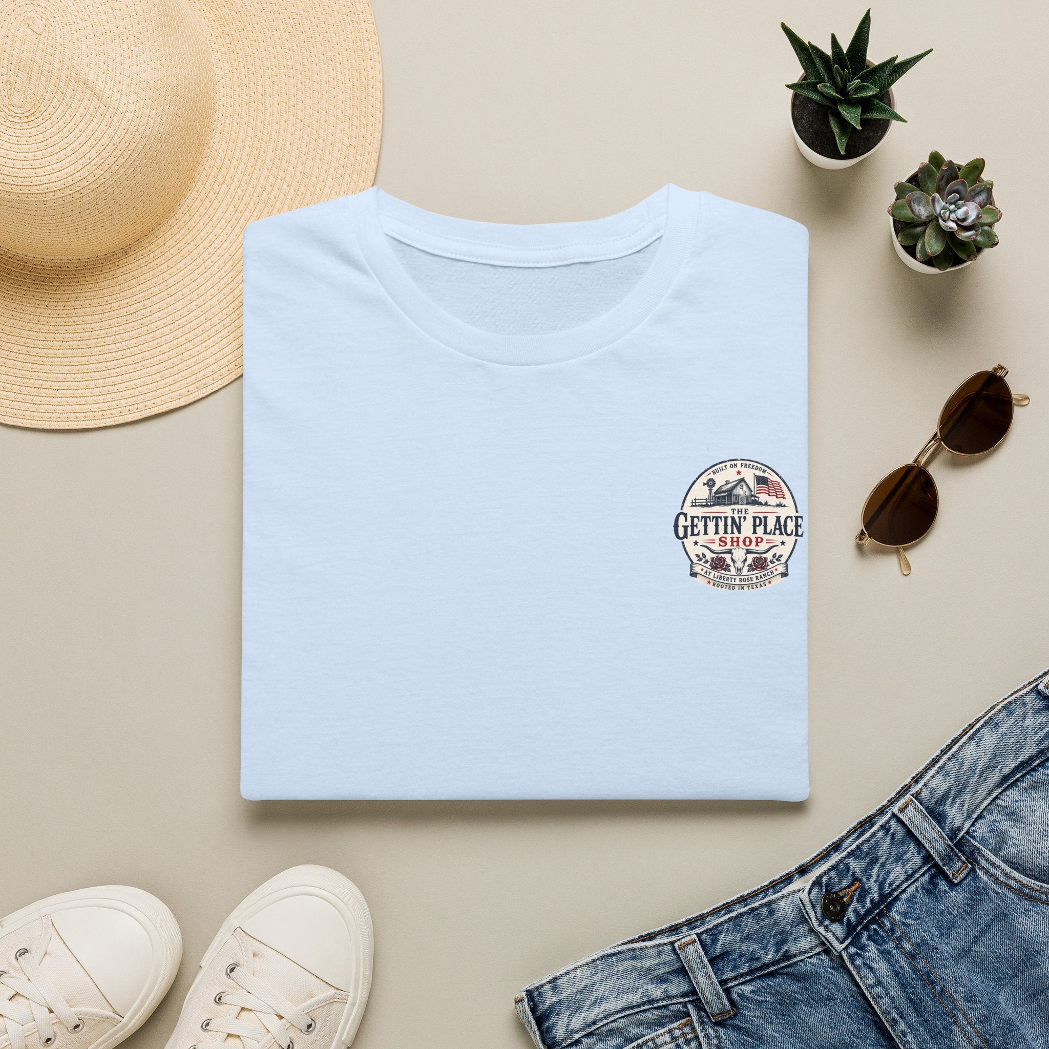 America the Beautiful Scene T-Shirt — 1776% Feral Collection