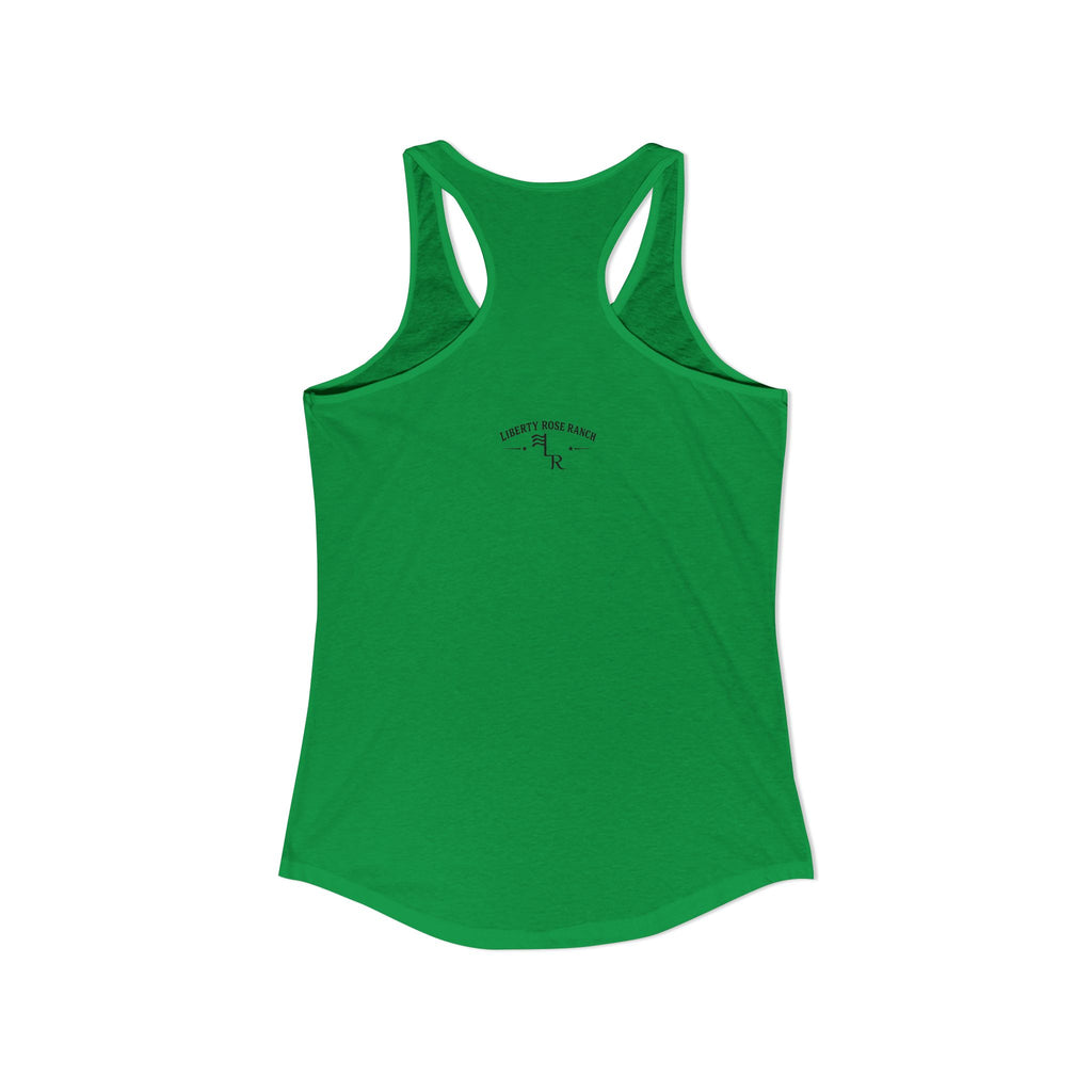 Leave Her Wild Cactus Flower Racerback Tank — 1776% Feral Collection