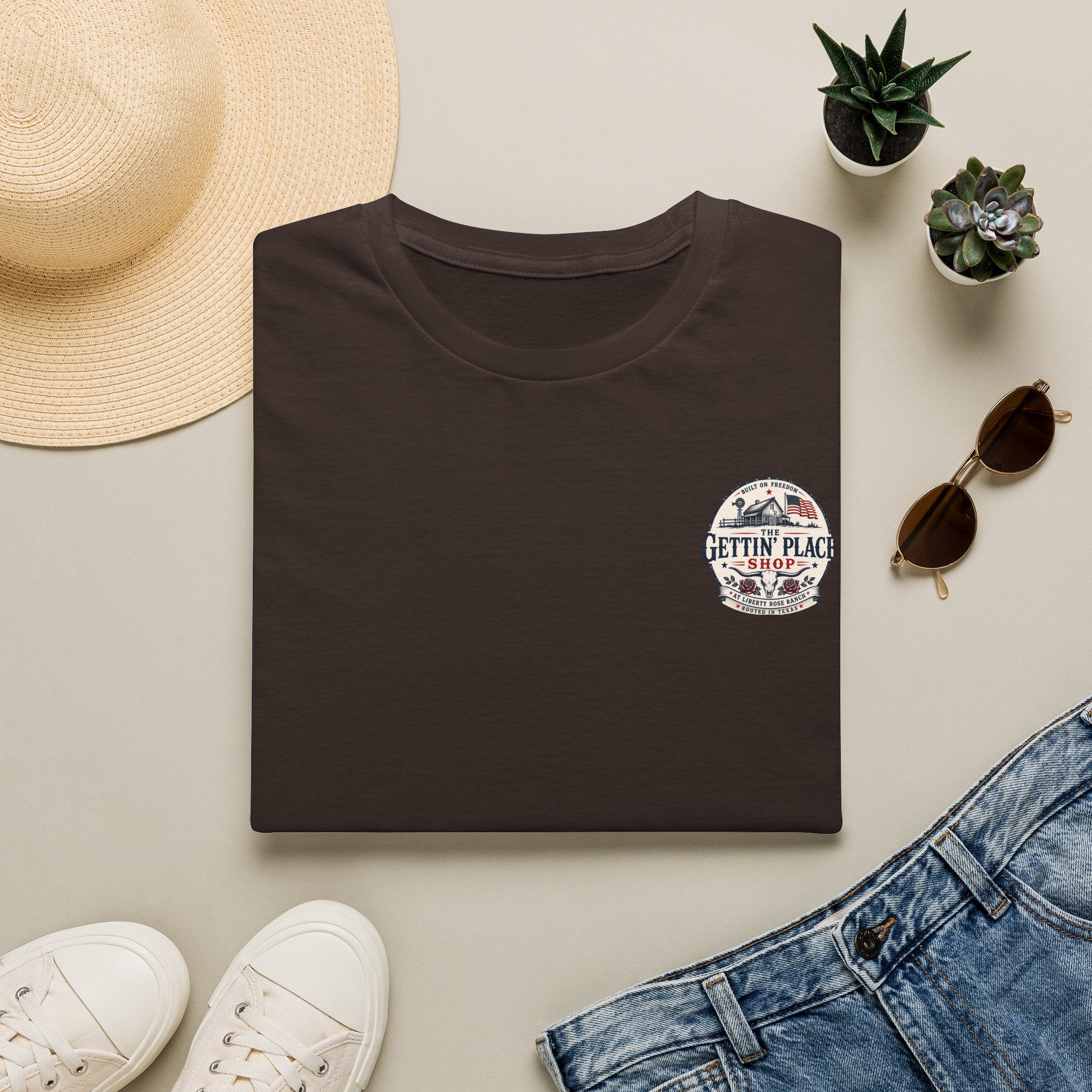 America the Beautiful Scene T-Shirt — 1776% Feral Collection
