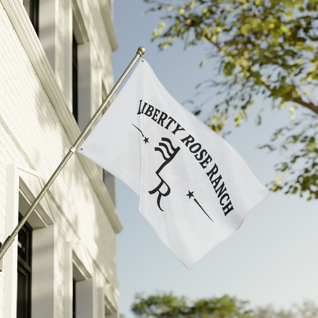 Liberty Rose Ranch Double-Sided Flag — Liberty Rose Rose Ranch Banner (London, TX)