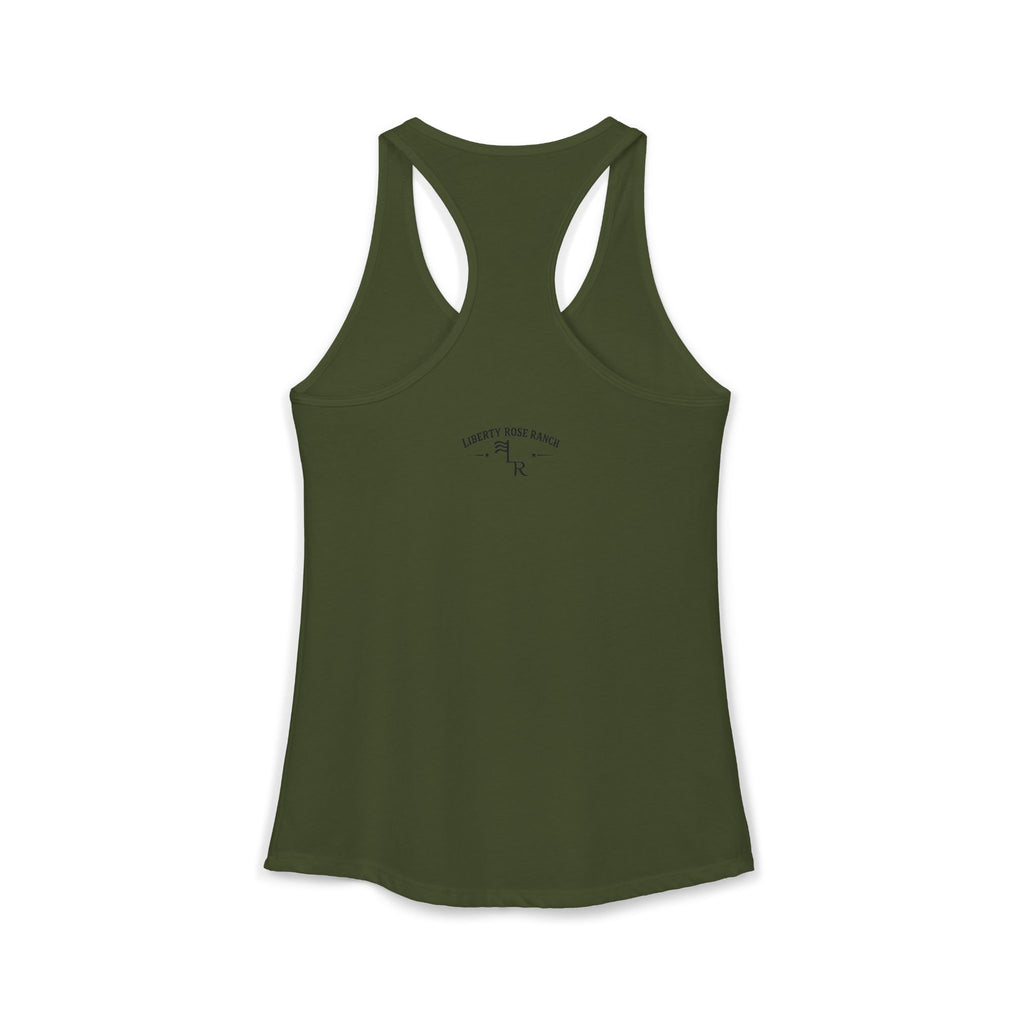 Keep Her Wild 1776% Feral Roses Racerback Tank
