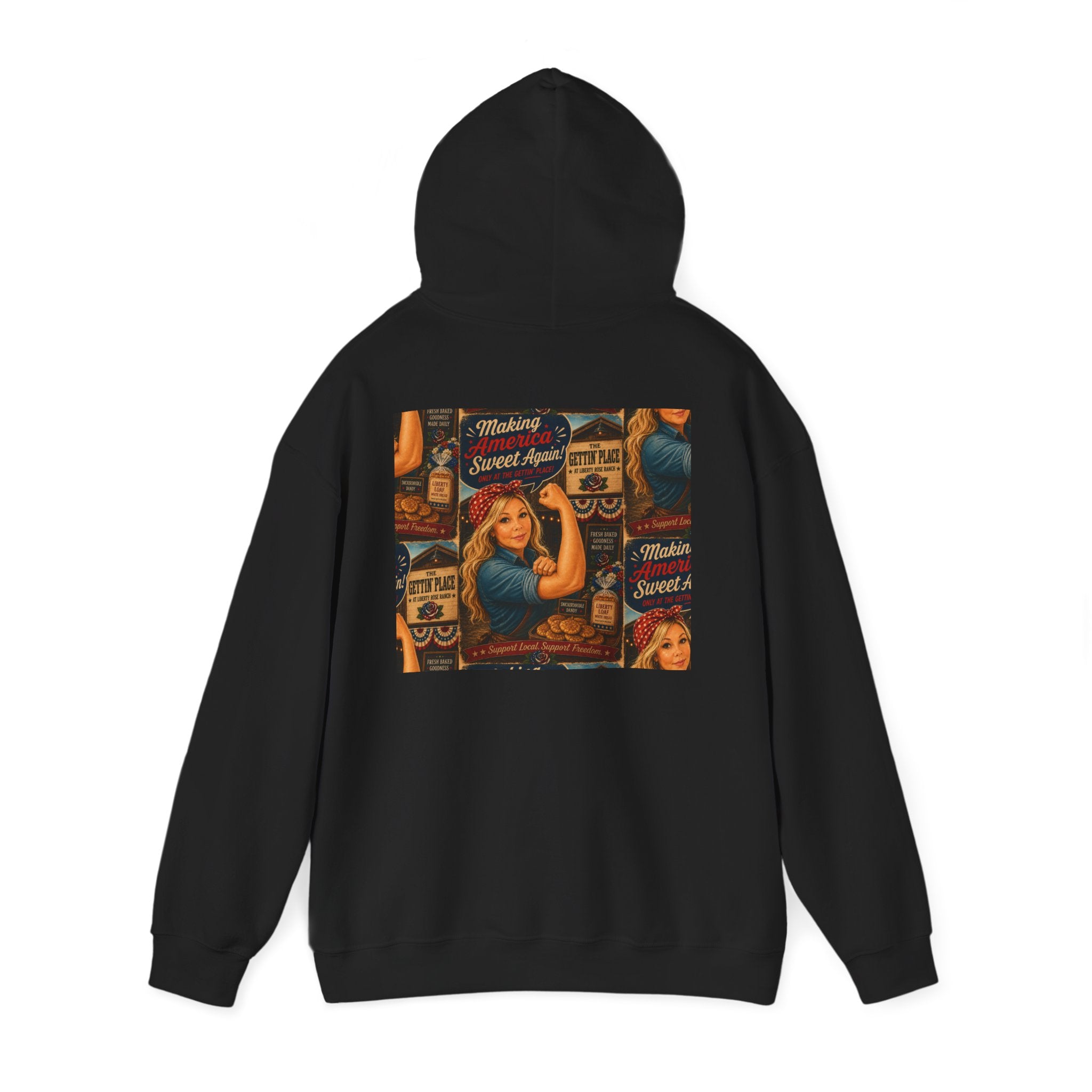 Making America Sweet Again, Rosie the Riveter Inspired Hoodie