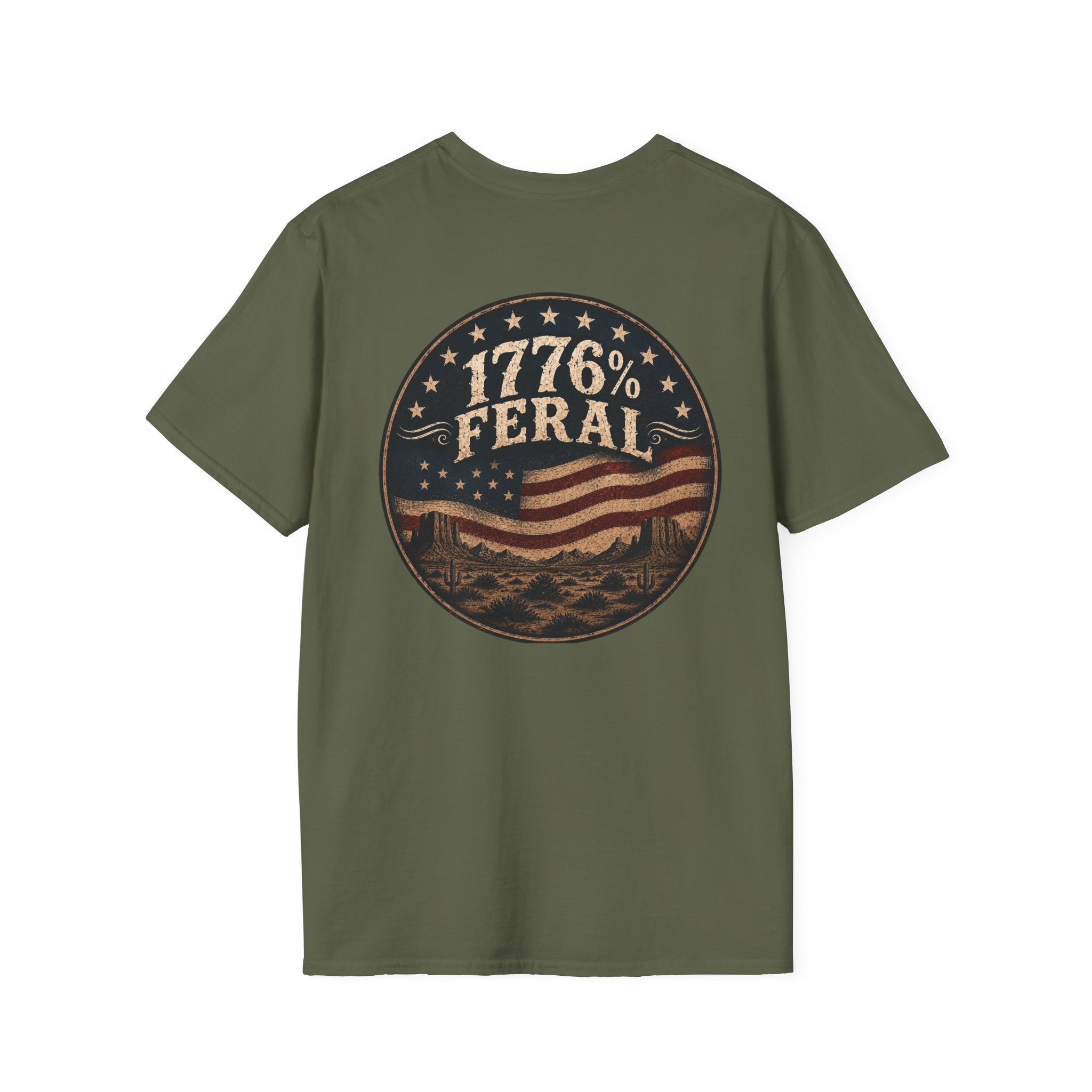 1776% Feral Collection Desert Scene T-Shirt
