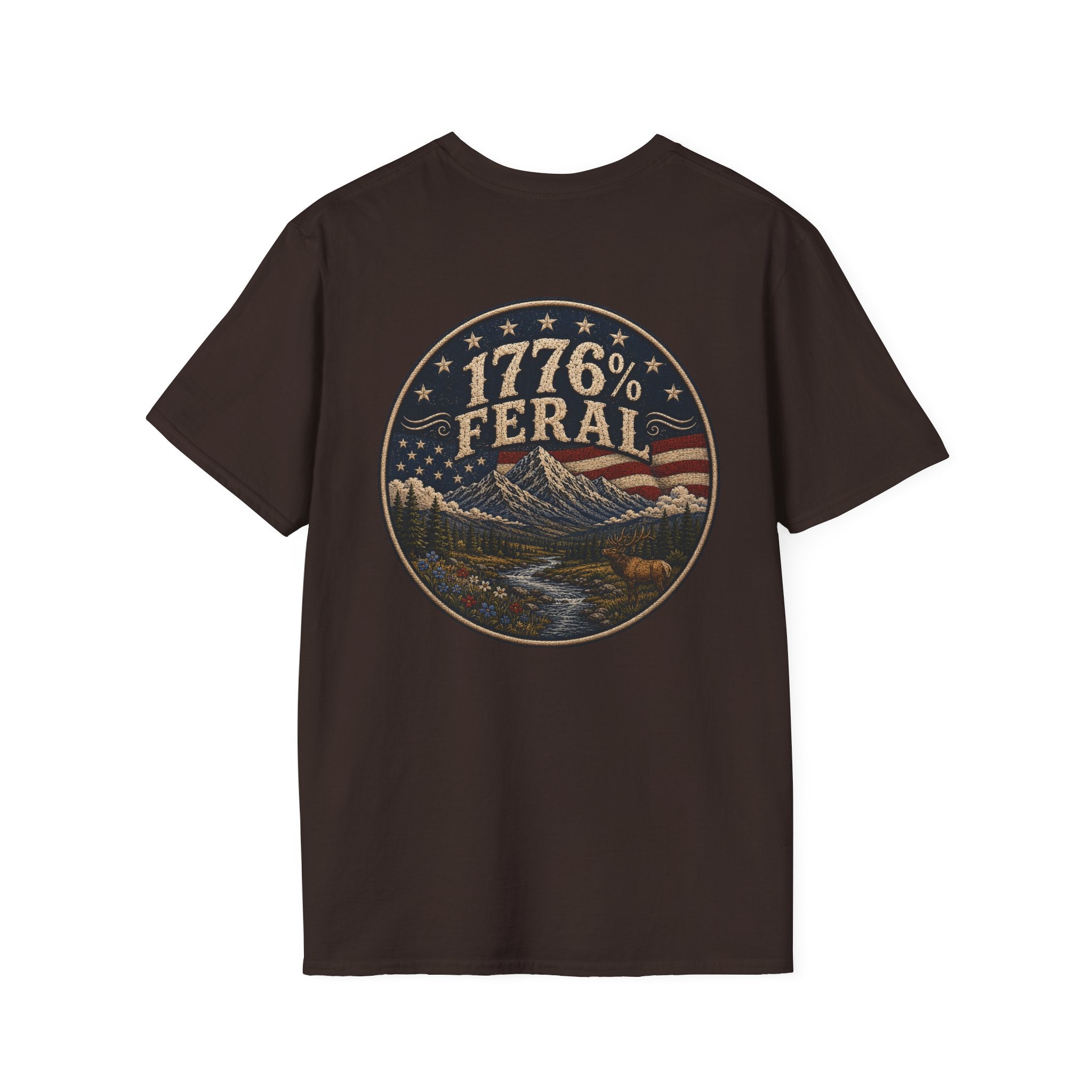 America the Beautiful Scene T-Shirt — 1776% Feral Collection