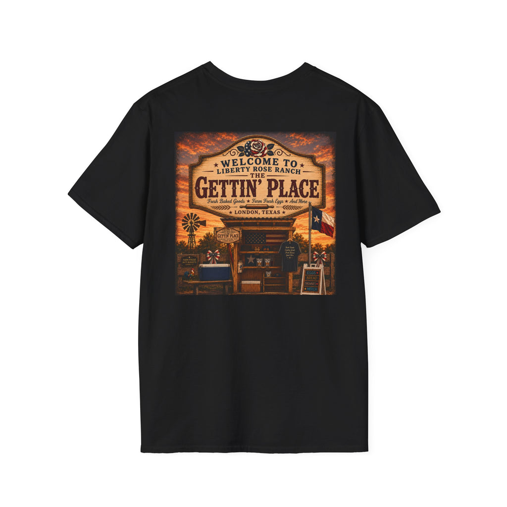 Gettin' Place Ranch T-Shirt – Welcome to Liberty Rose Retro Western Tee