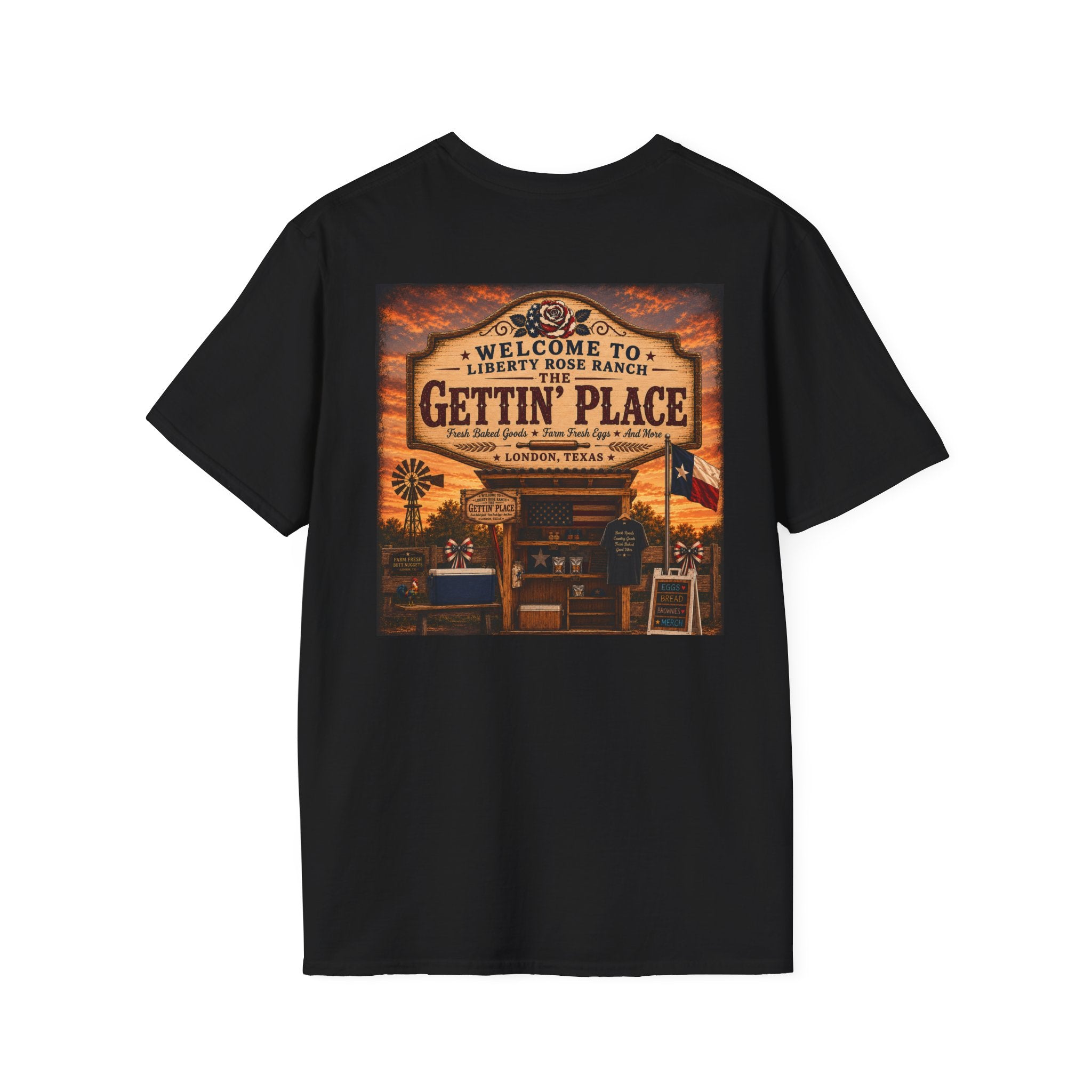 Gettin' Place Ranch T-Shirt – Welcome to Liberty Rose Retro Western Tee