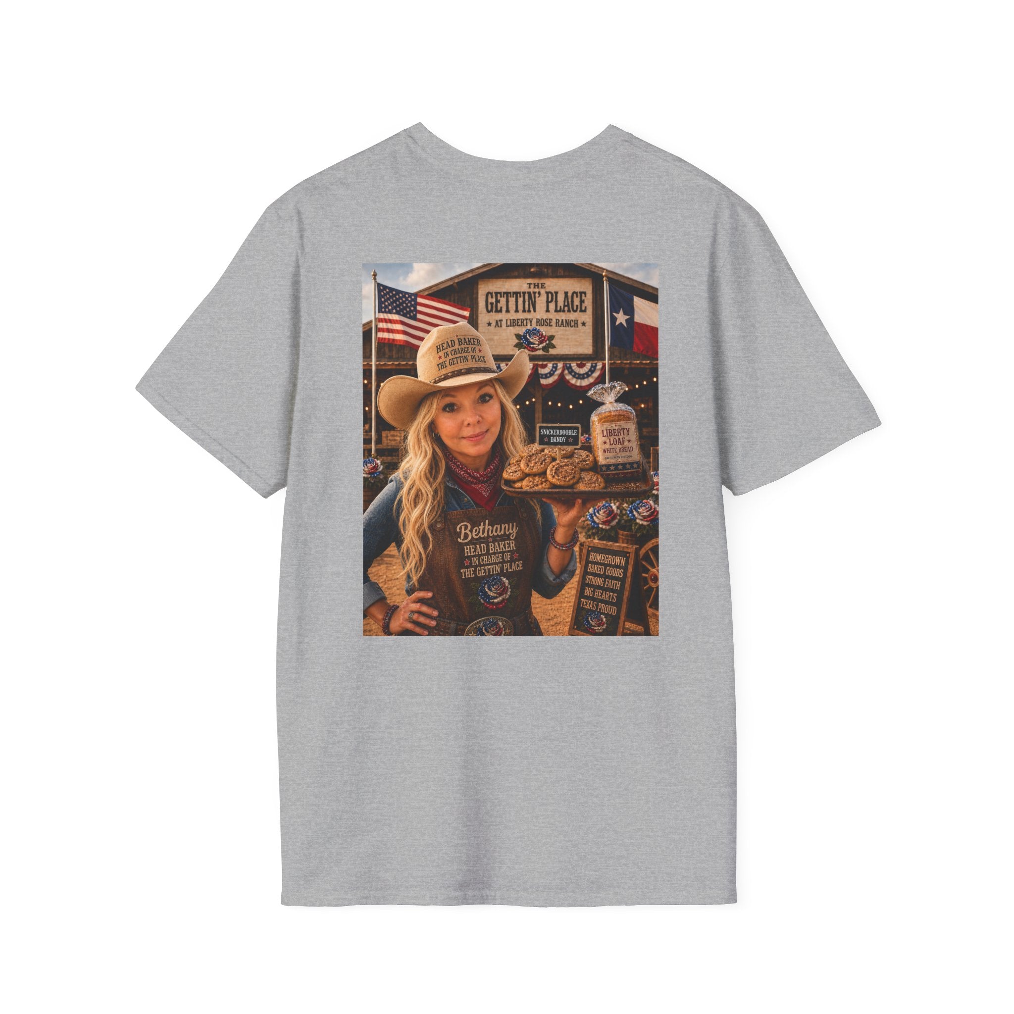 Head Baker of the Gettin’ Place Bakery Vintage Country Photo T-Shirt