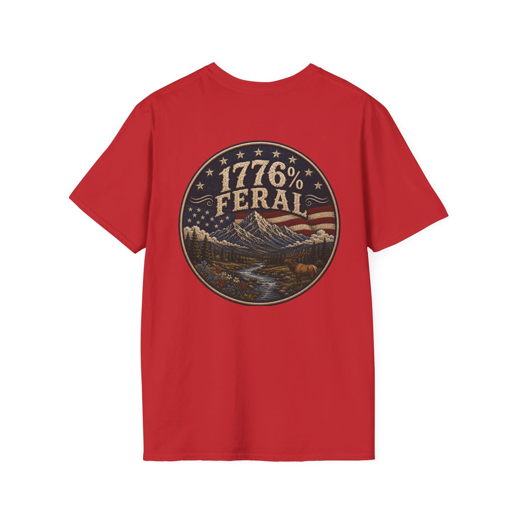 America the Beautiful Scene T-Shirt — 1776% Feral Collection