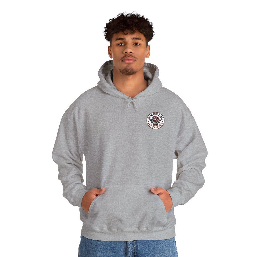 Hoodie — 'Savage Baker' Vintage Red,White, and Oatmeal Cream Pies Graphic Hoodie