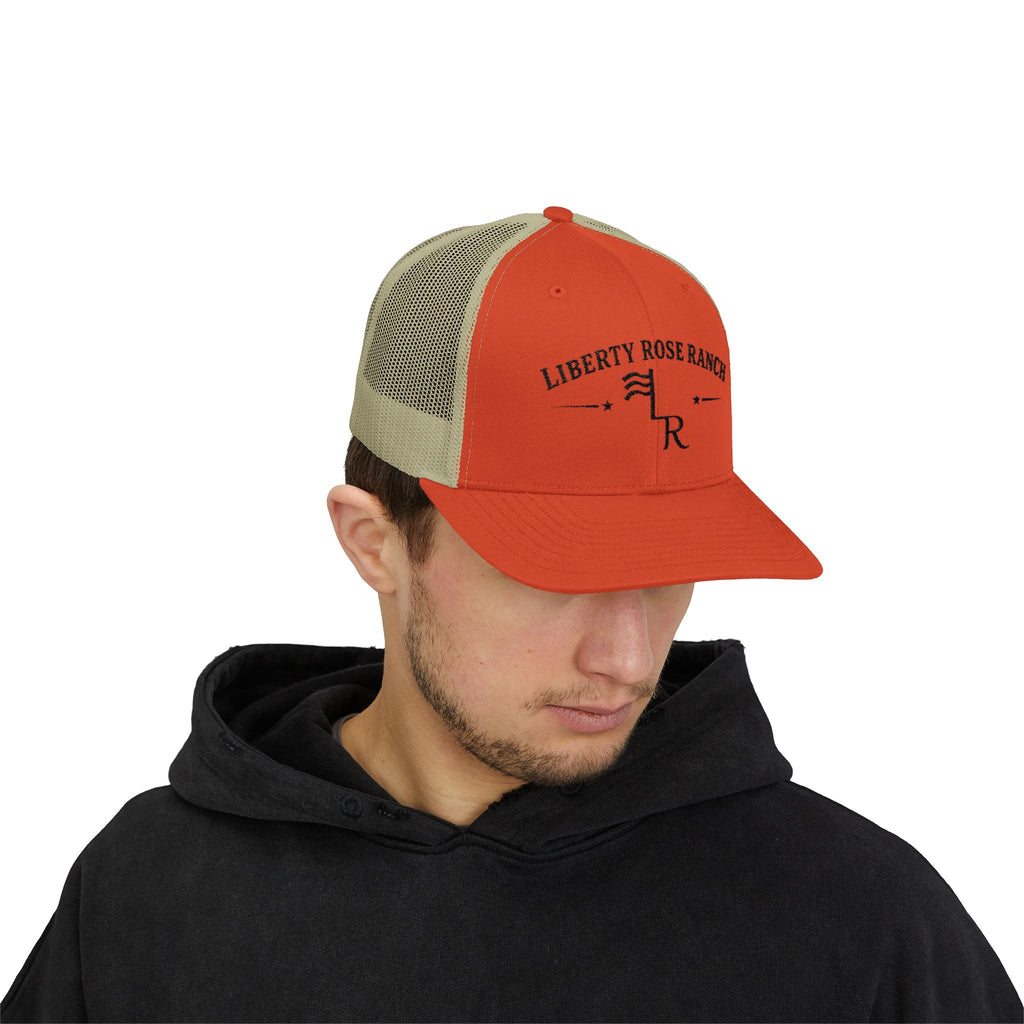 Liberty Rose Ranch Snapback Trucker Cap