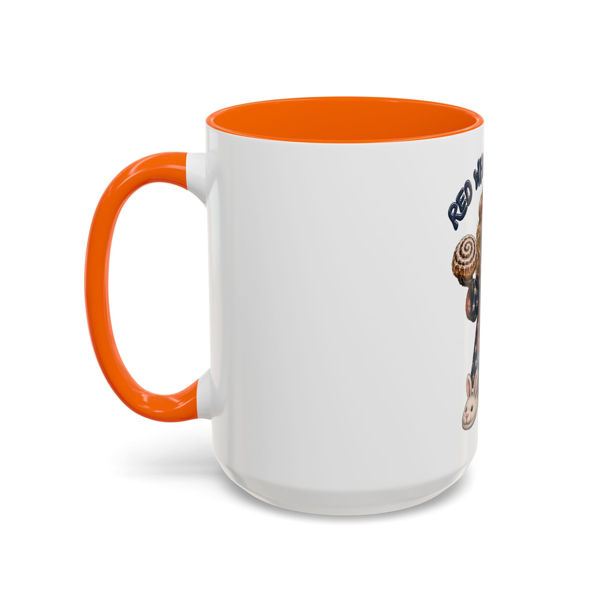 Red White and Feral Raccoon Coffee Mug
