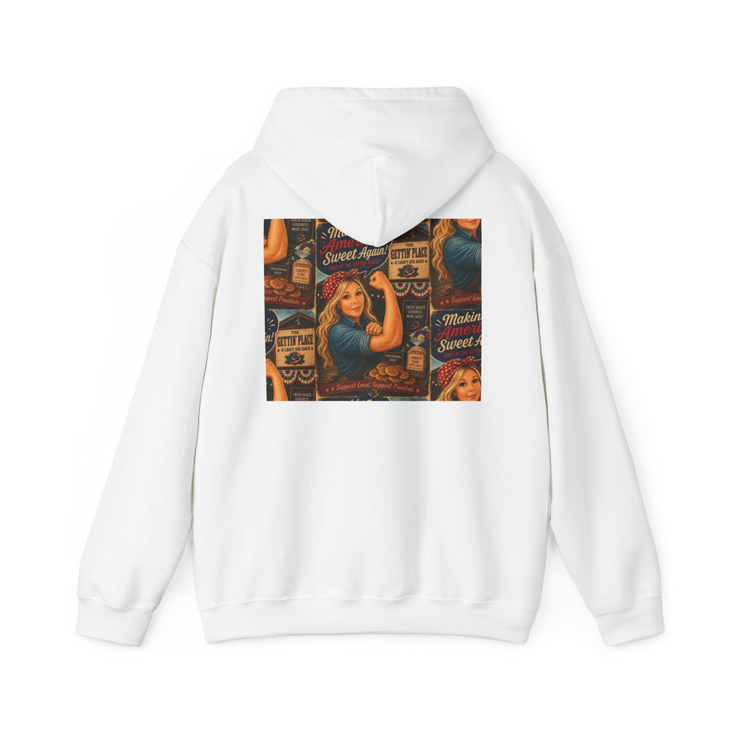 Making America Sweet Again, Rosie the Riveter Inspired Hoodie