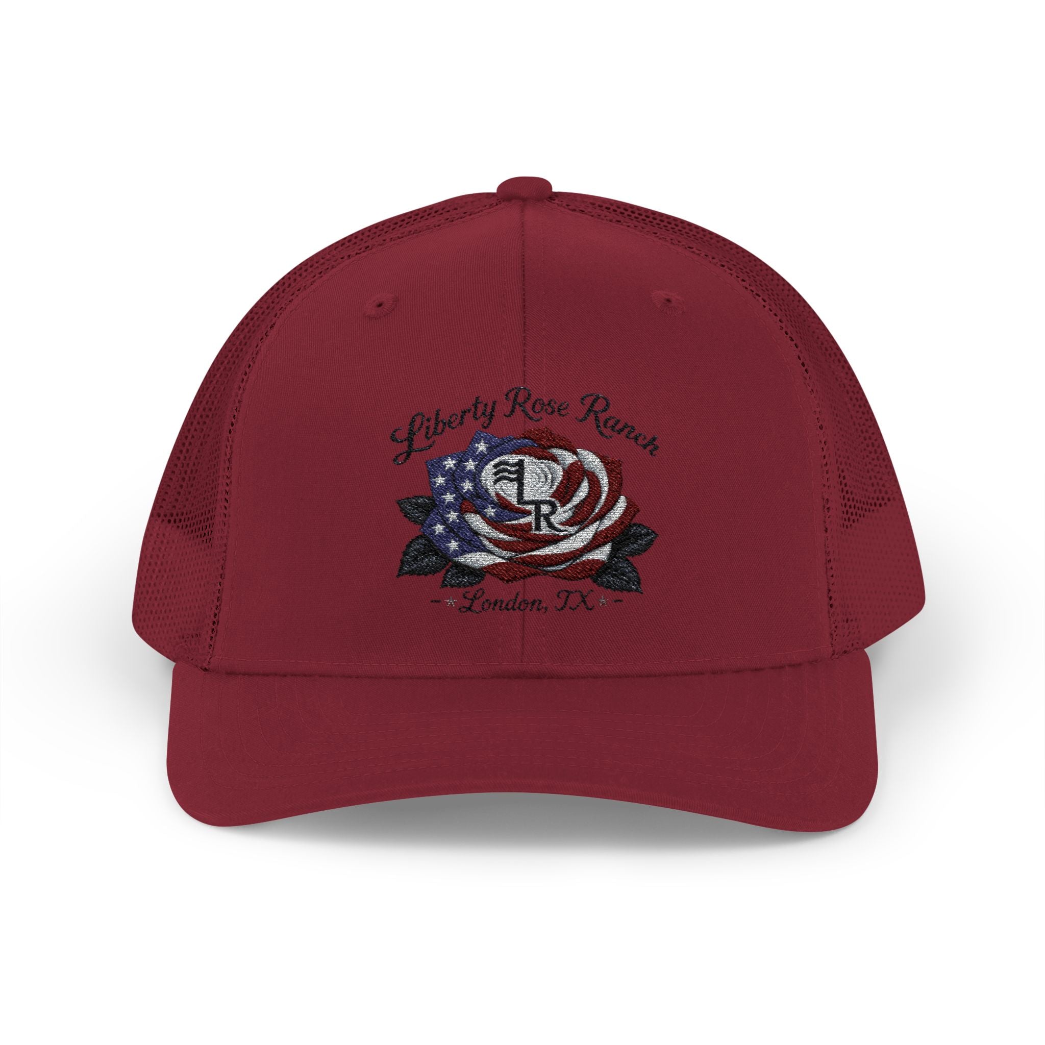 Liberty Rose- Black Leaf Edition, Trucker Cap — Liberty Rose Ranch, London TX Snapback