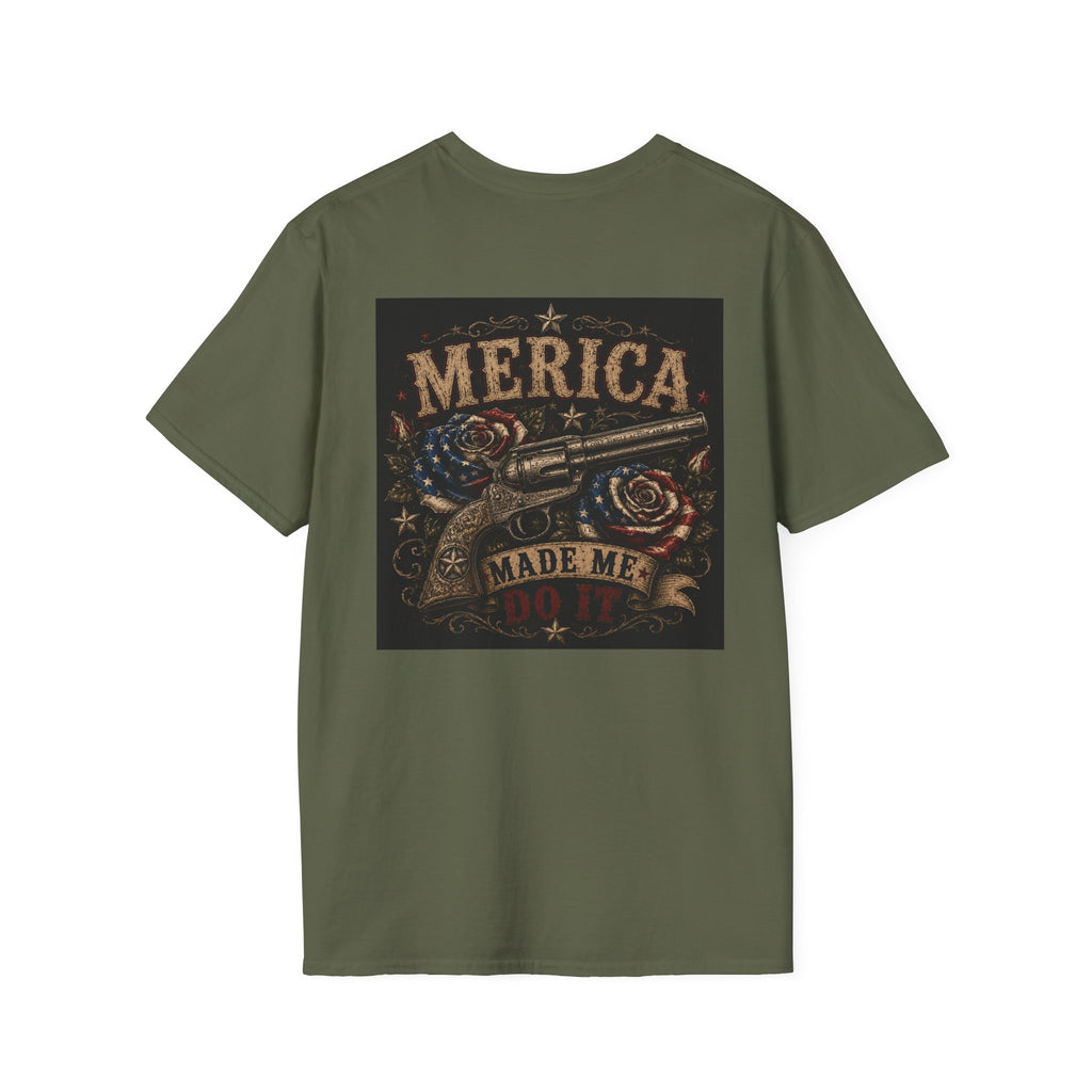 Gettin' Place T-Shirt — Merica Made Me Do It- Liberty Rose Roses