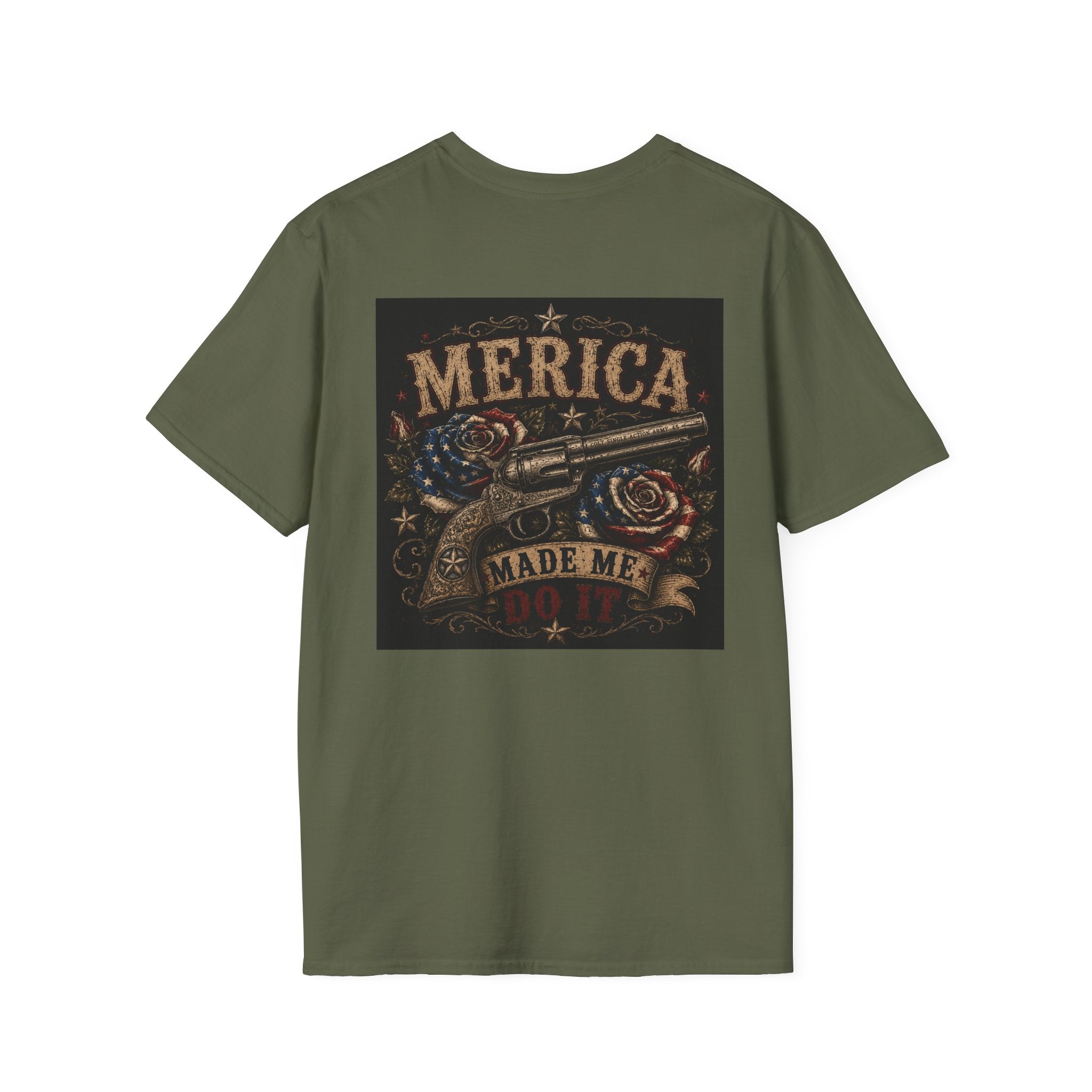 Gettin' Place T-Shirt — Merica Made Me Do It- Liberty Rose Roses