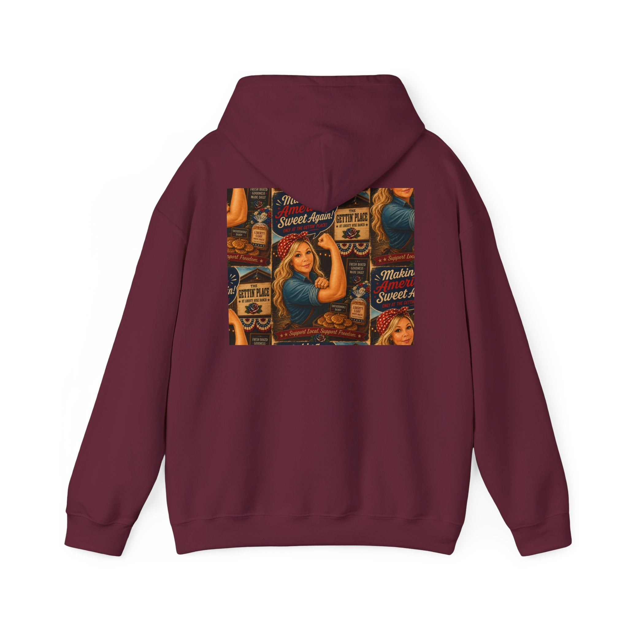 Making America Sweet Again, Rosie the Riveter Inspired Hoodie