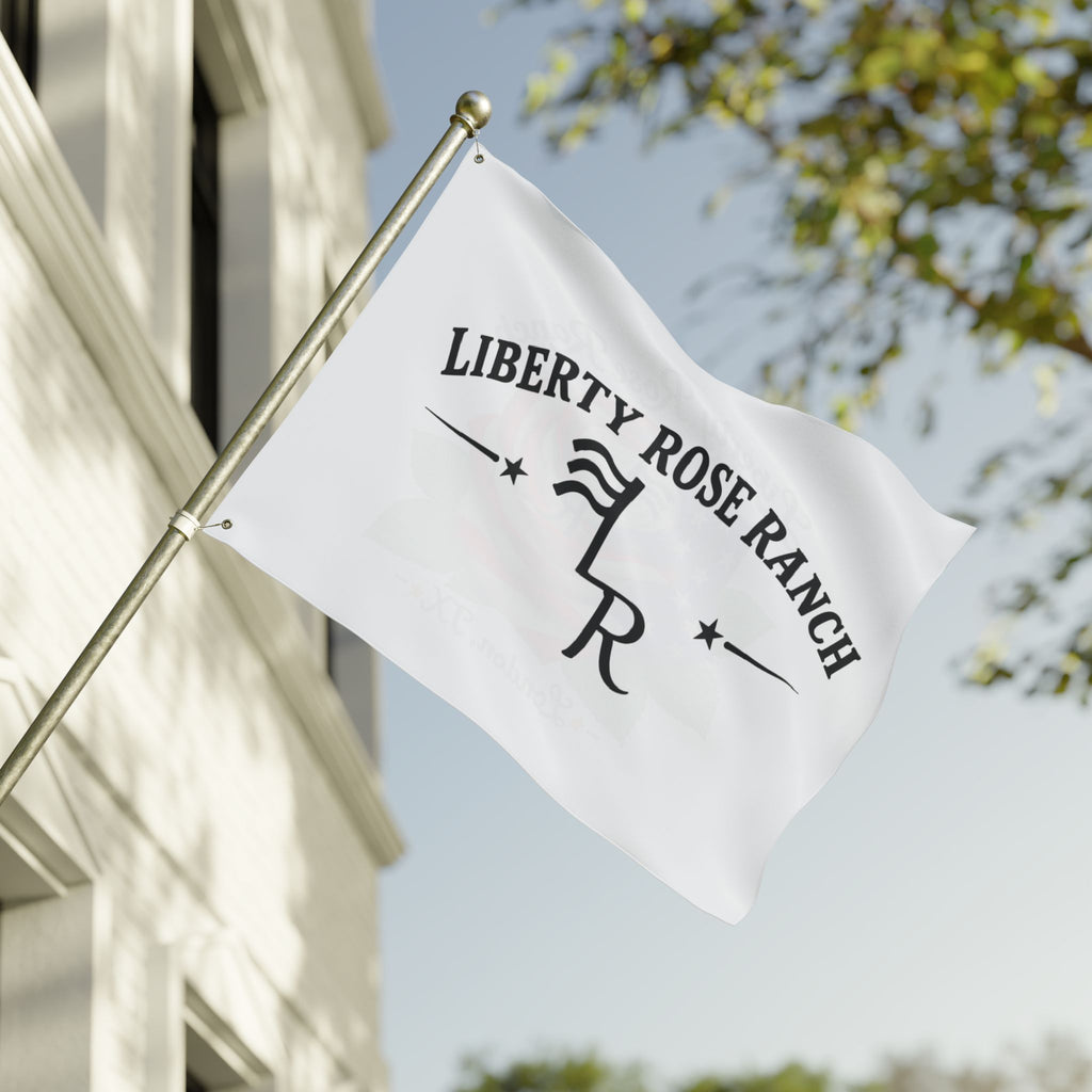 Liberty Rose Ranch Double-Sided Flag — Liberty Rose Rose Ranch Banner (London, TX)