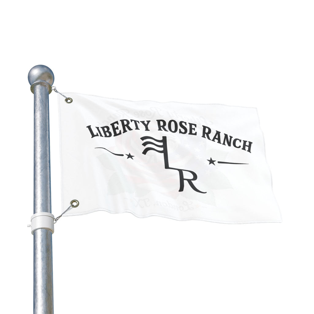 Liberty Rose Ranch Double-Sided Flag — Liberty Rose Rose Ranch Banner (London, TX)