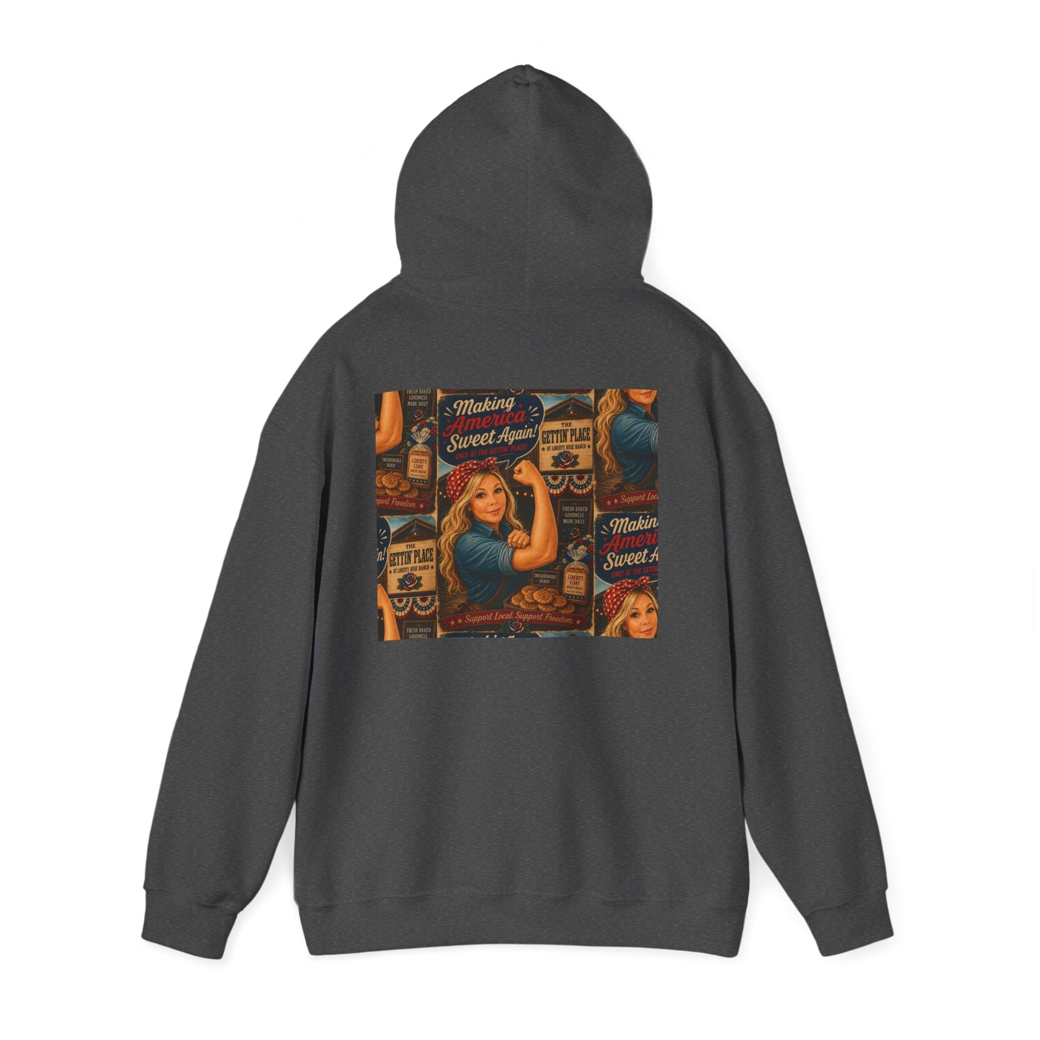 Making America Sweet Again, Rosie the Riveter Inspired Hoodie
