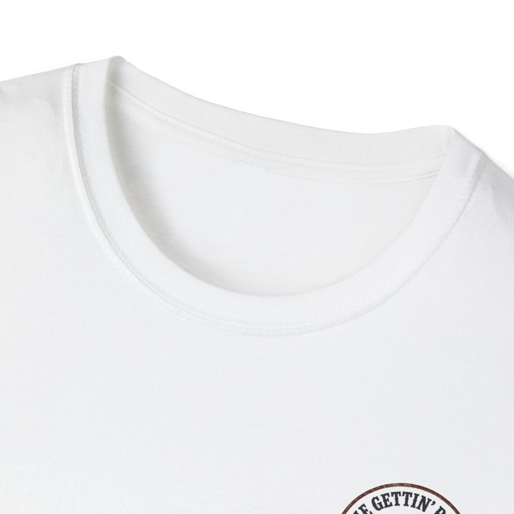 T-Shirt — Savage Baker Patriotic Retro Logo Tee (front chest patch & back graphic)