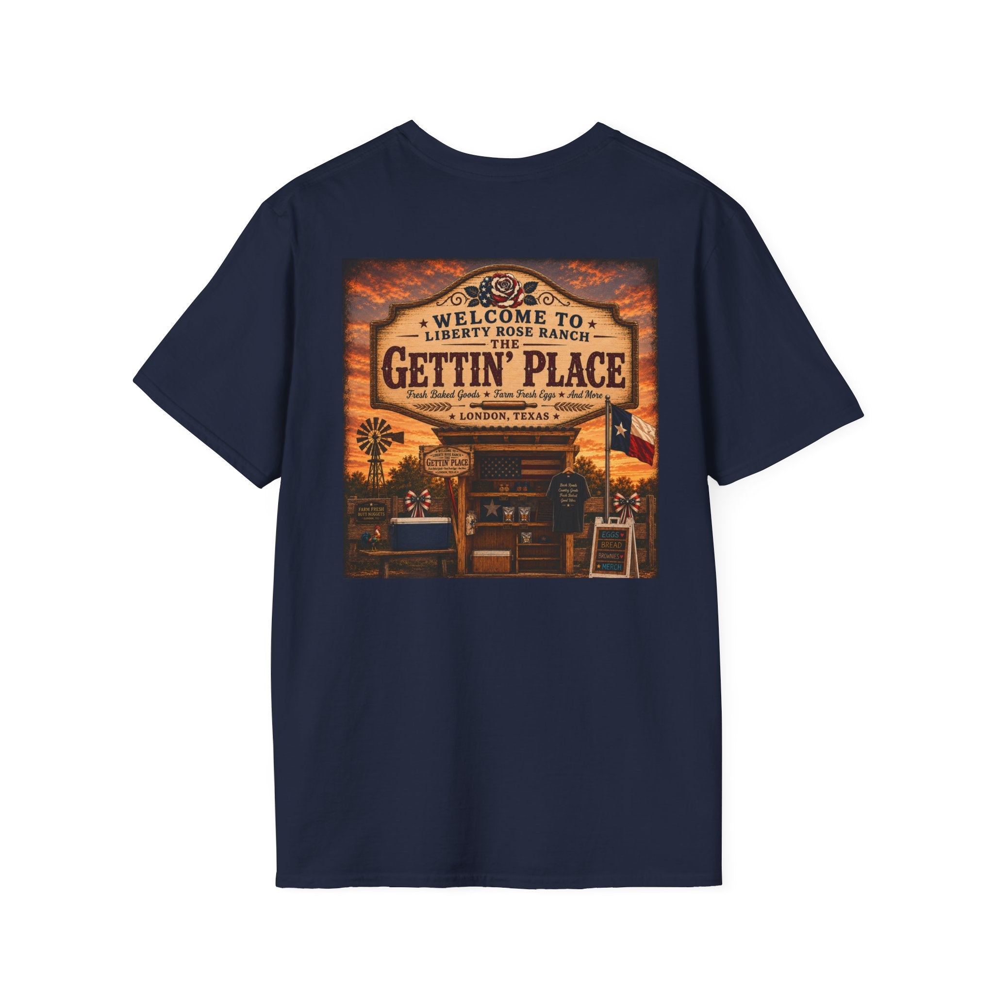 Gettin' Place Ranch T-Shirt – Welcome to Liberty Rose Retro Western Tee